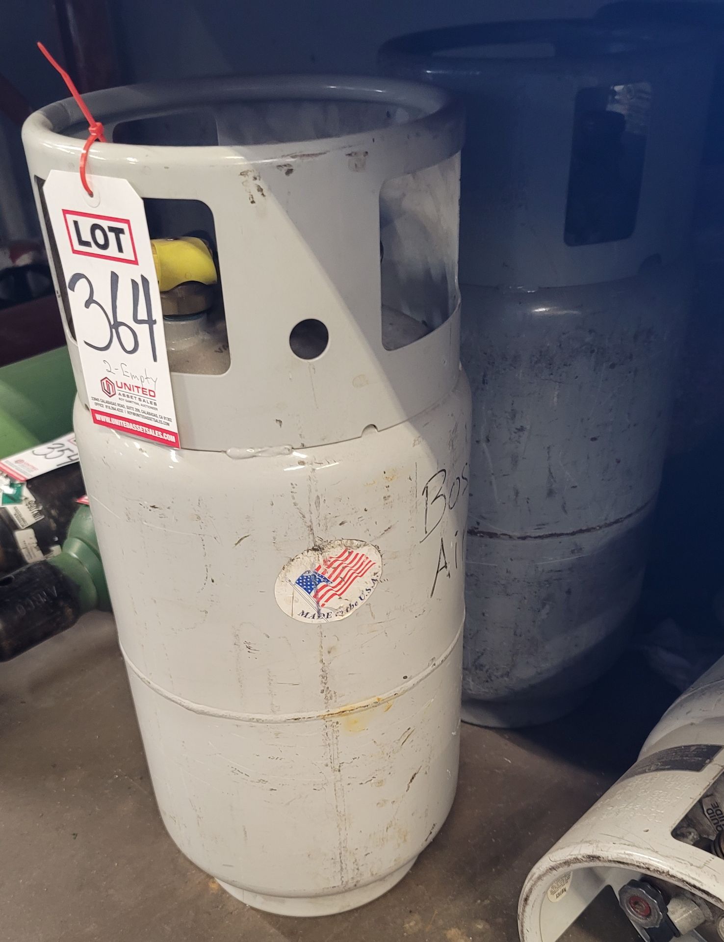 LOT - (2) FORKLIFT PROPANE TANKS, EMPTY - Image 2 of 2