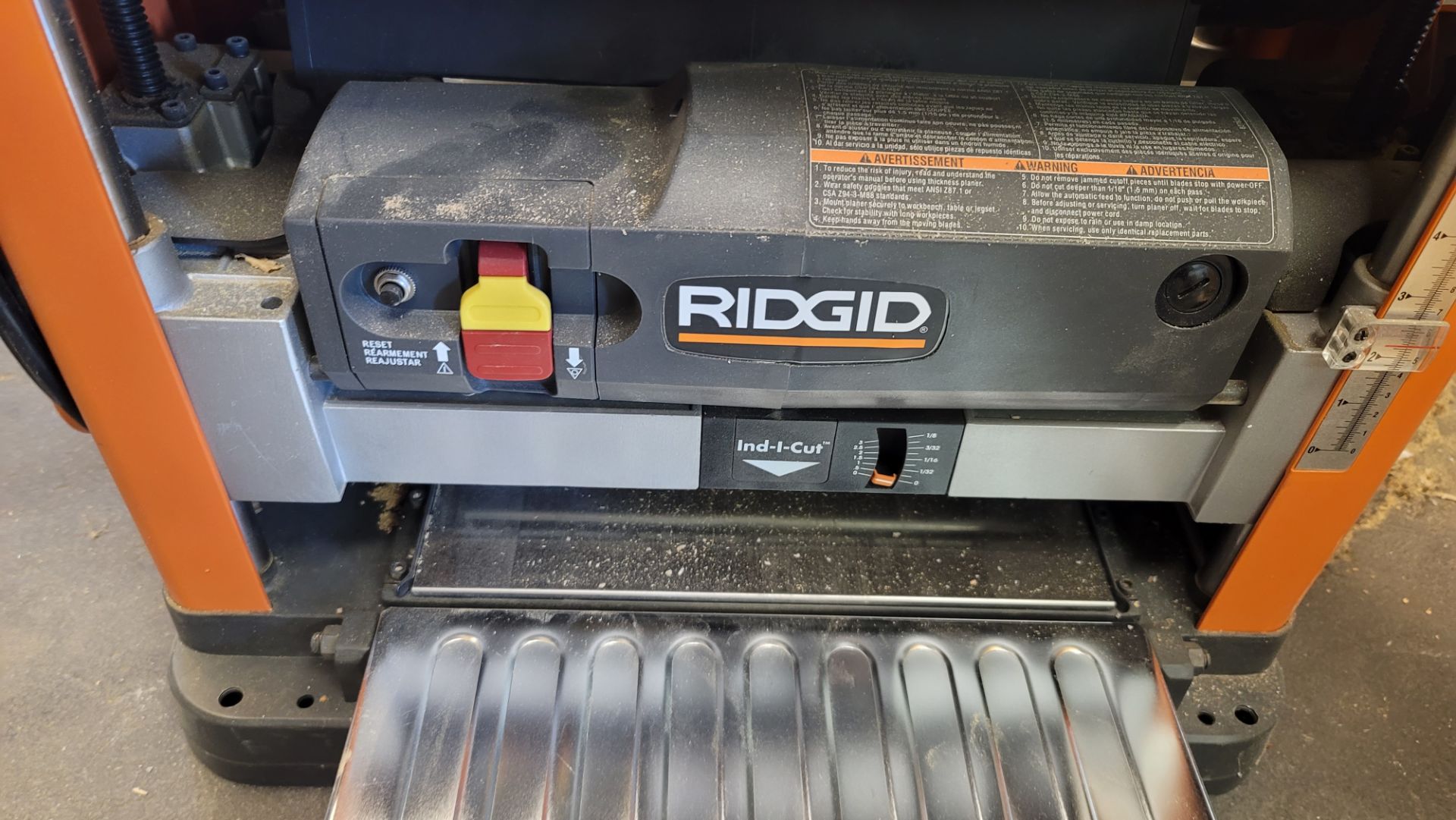 LOT - RIDGID 13" THICKNESS PLANER, MODEL TP1300LS, W/ STAND - Image 2 of 3