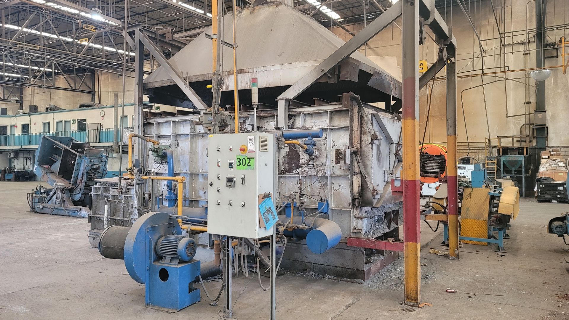 REVERB FURNACE W/ 3 BURNERS 1MMBTU EA (COMBUSTION SYSTEM, VALVE TRAIN AND CONTROL ONLY), 15,000 LB