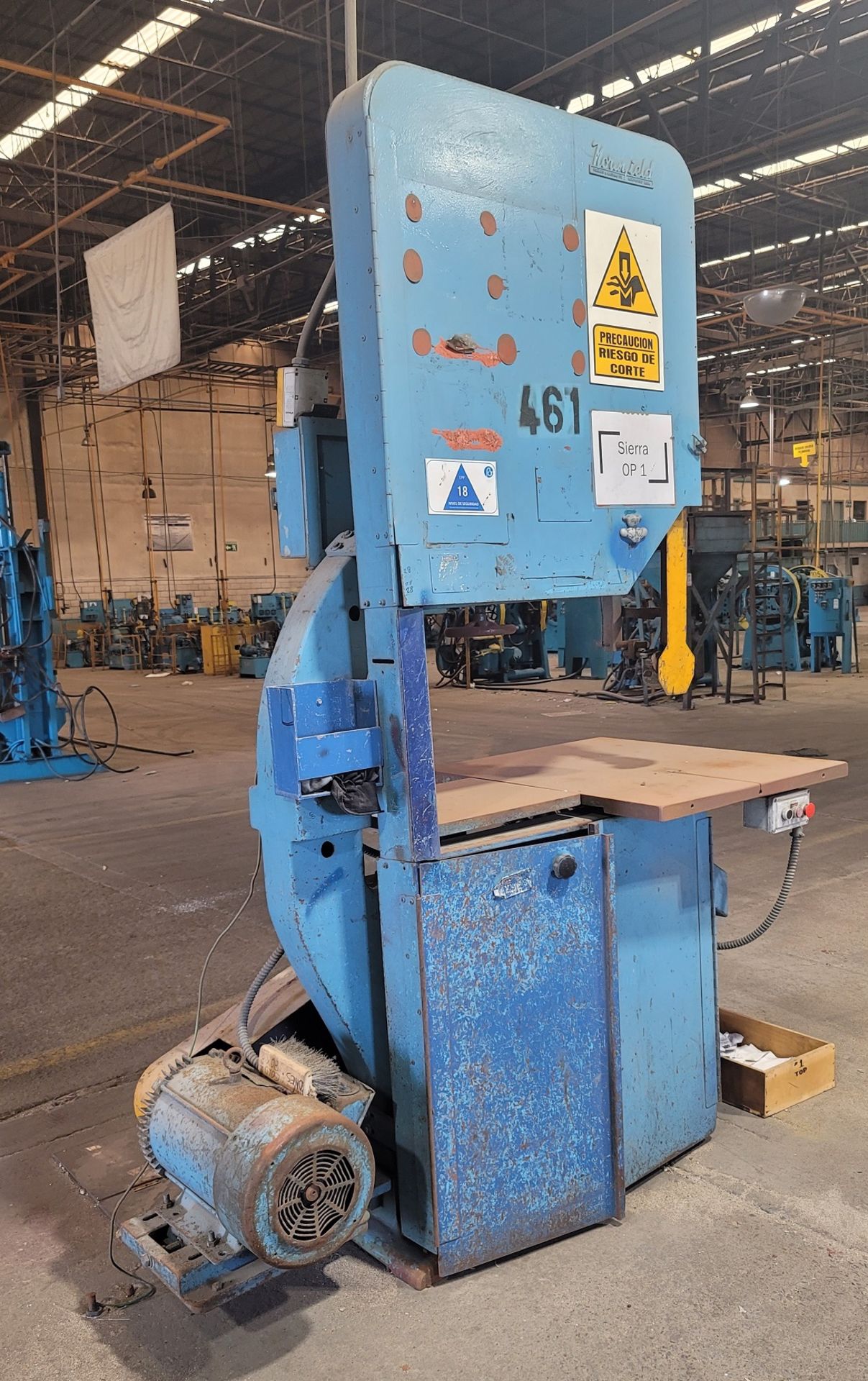 NORTHFIELD 36" BAND SAW MACHINE, S/N A040409-6 (PLM 461) - Image 3 of 3