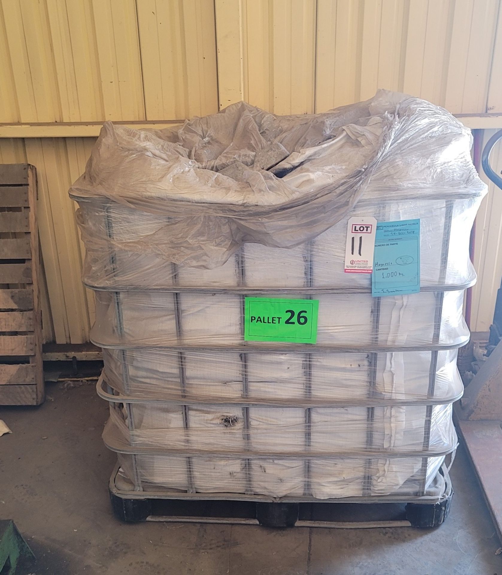 LOT - APPROX. 2,000 LBS OF MAGNESIUM INGOTS