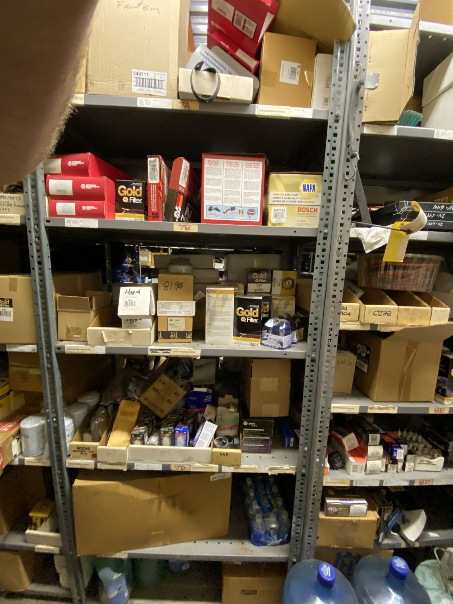 LOT - (18) SHELVES OF AUTOMOTIVE SERVICE PARTS (LOCATION: AS) - Image 11 of 12