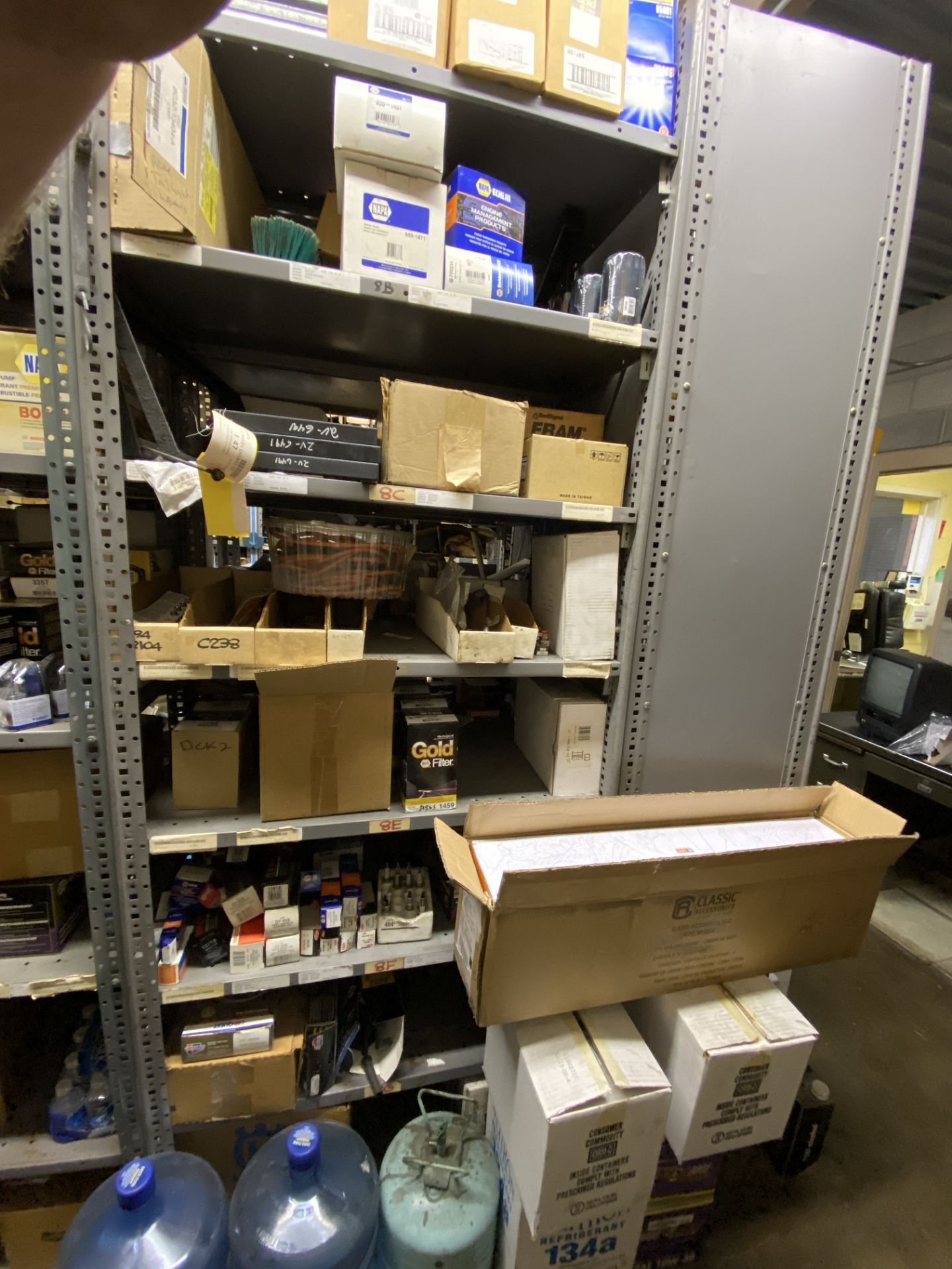 LOT - (18) SHELVES OF AUTOMOTIVE SERVICE PARTS (LOCATION: AS) - Image 10 of 12