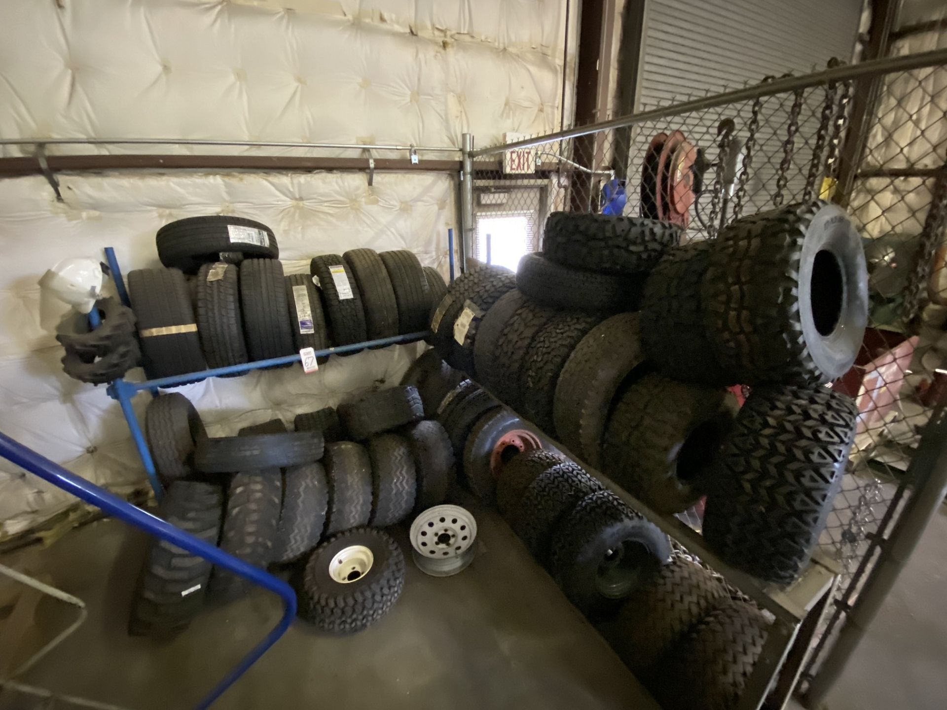 LOT - ASSORTED CAR, TRUCK AND ATV TIRES (LOCATION: AS)