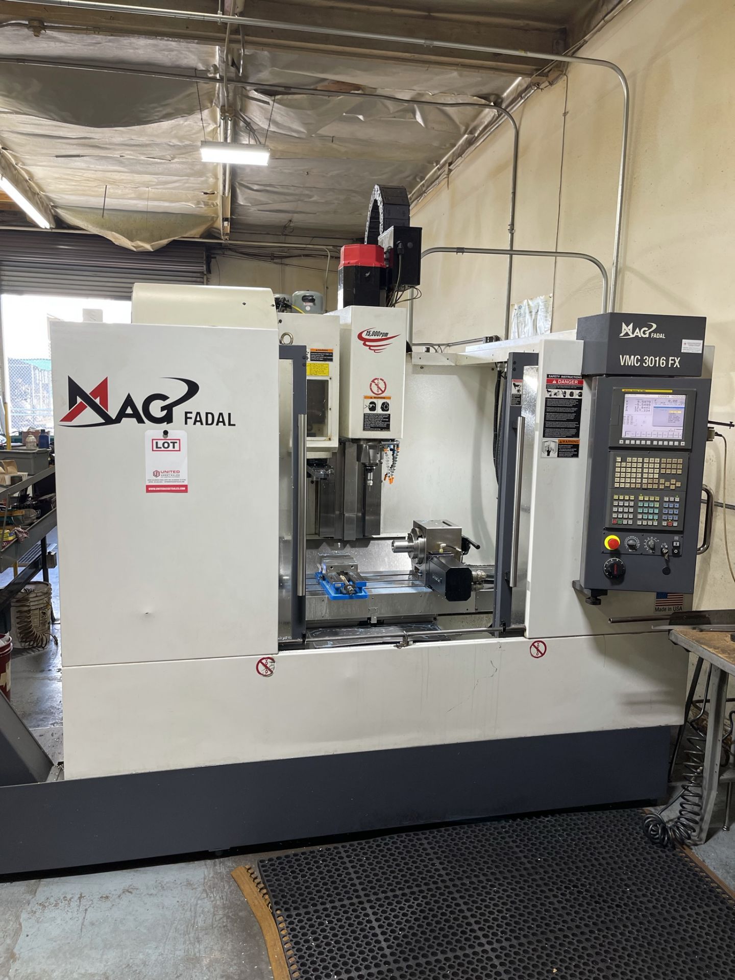 2008 MAG FADAL VMC3016FX-I0 MACHINING CENTER, ELITE PACKAGE, GE FANUC SERIES OI-MC CNC CONTROL, XYZ - Image 2 of 23