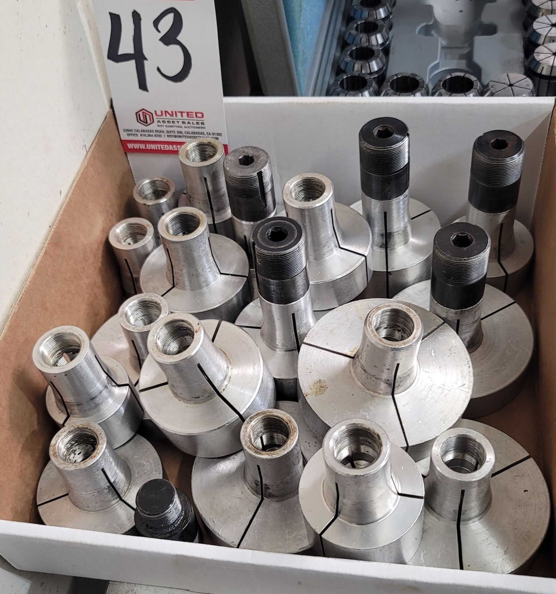 LOT - 5C ALUMINUM SPRING COLLETS