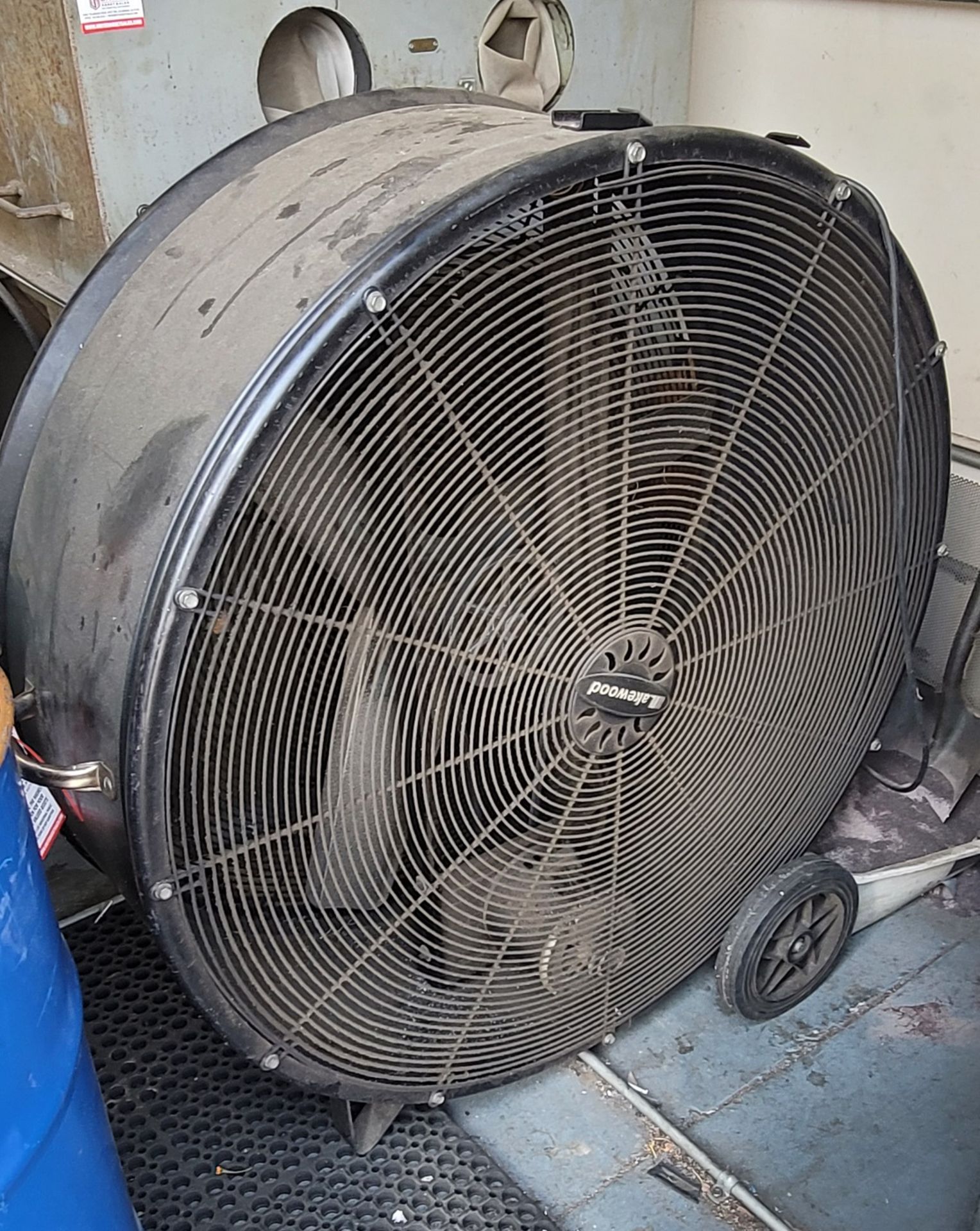 LAKEWOOD 42" DRUM FAN, MODEL MC42, 1/2 HP