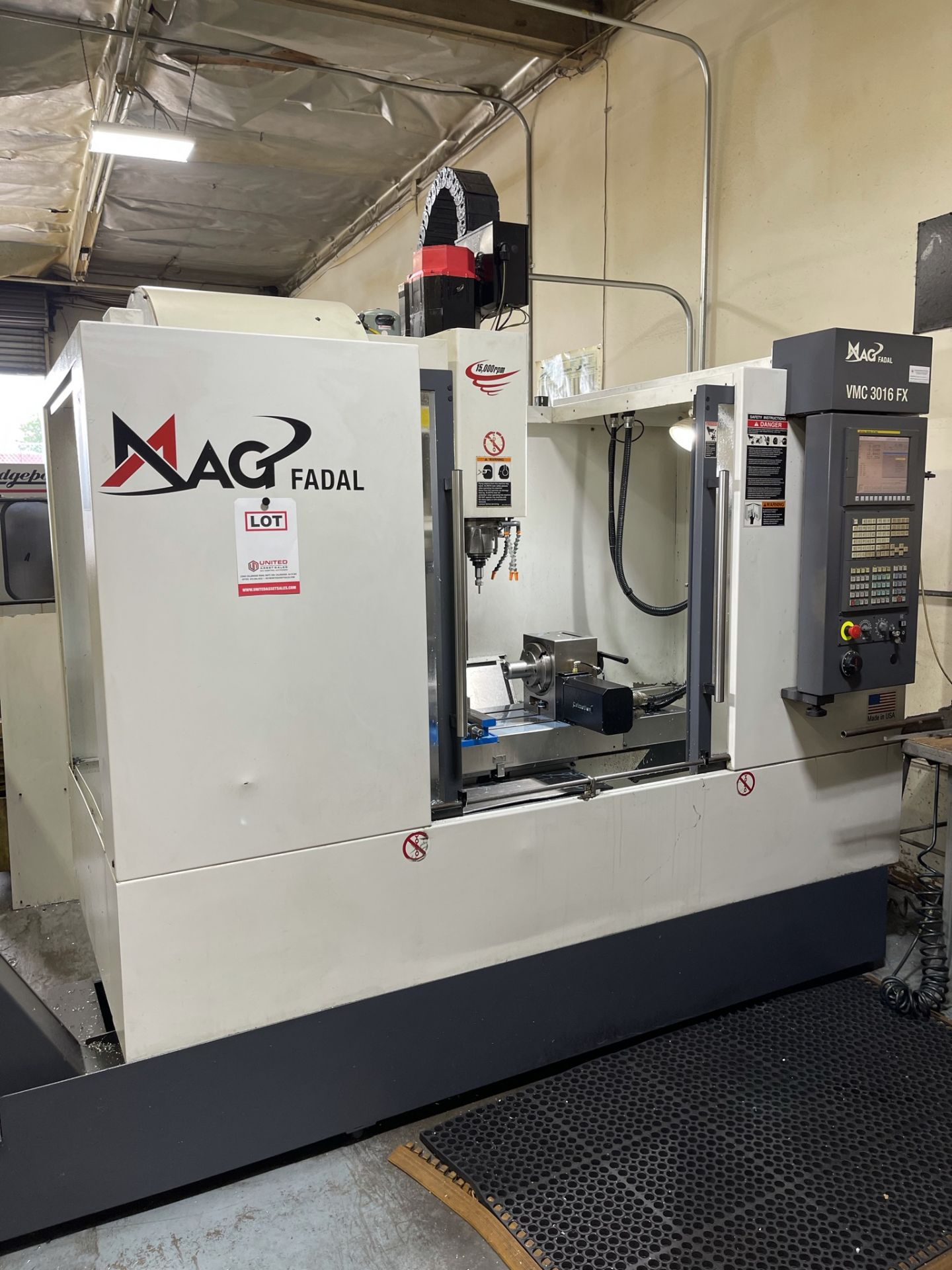 2008 MAG FADAL VMC3016FX-I0 MACHINING CENTER, ELITE PACKAGE, GE FANUC SERIES OI-MC CNC CONTROL, XYZ - Image 3 of 23