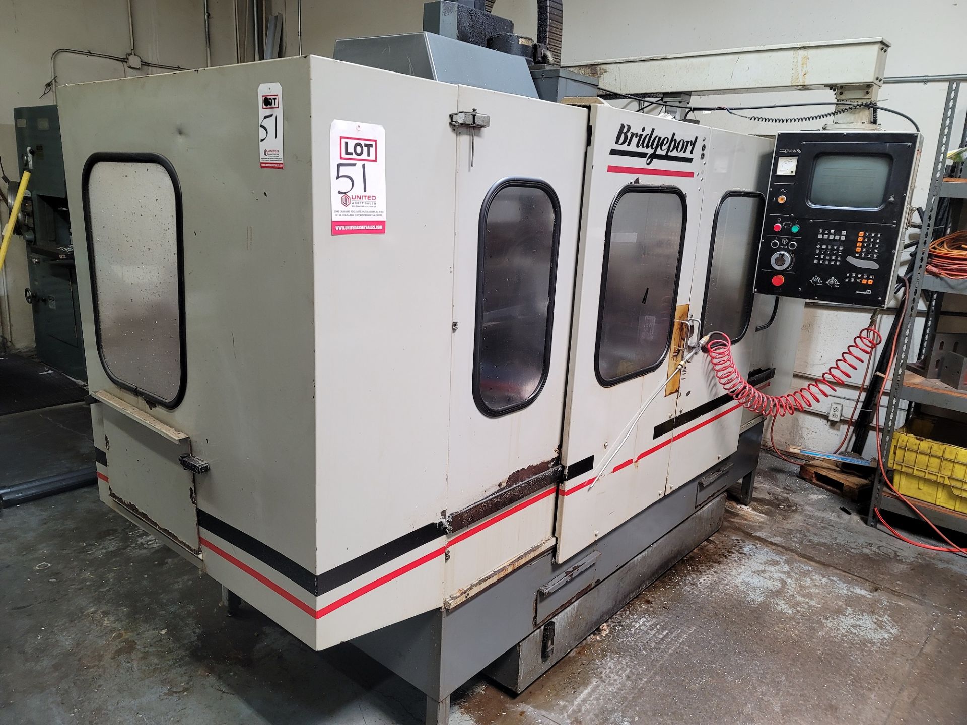 1988 BRIDGEPORT PRODUCTION CENTER, MODEL INTERACT 720V, S/N 70-535A, HEIDENHAIN CNC CONTROLS