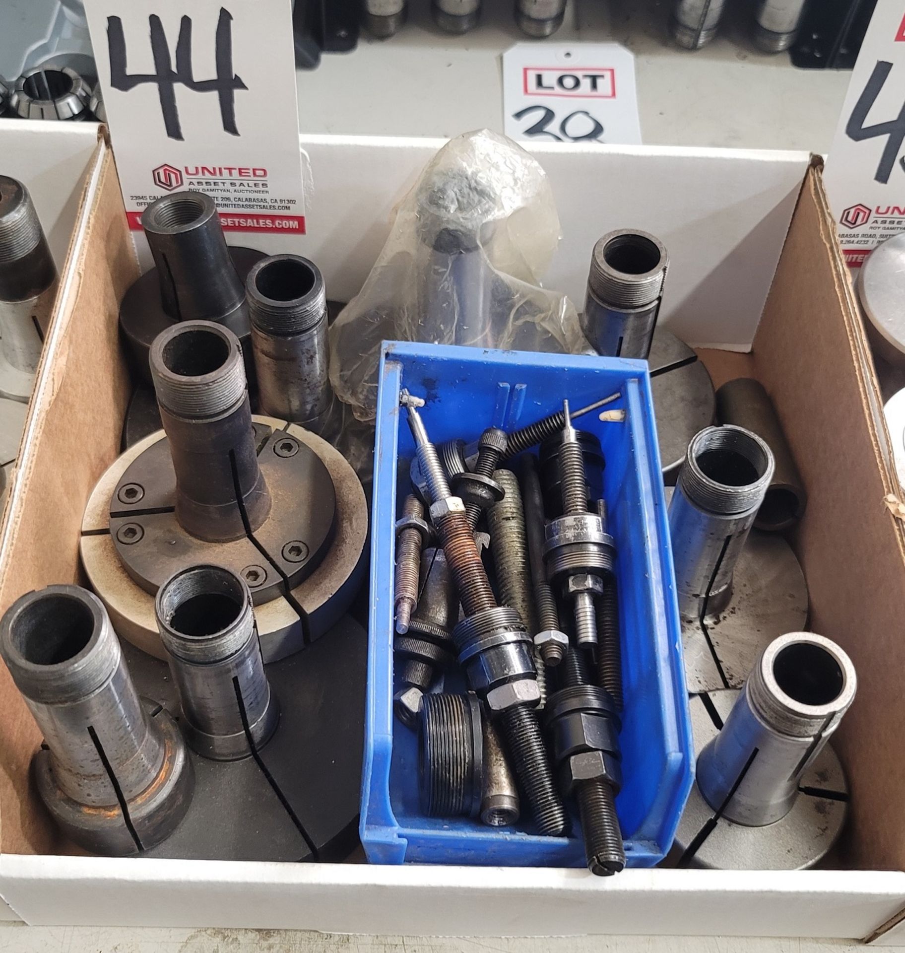 LOT - 5C STEEL SPRING COLLETS