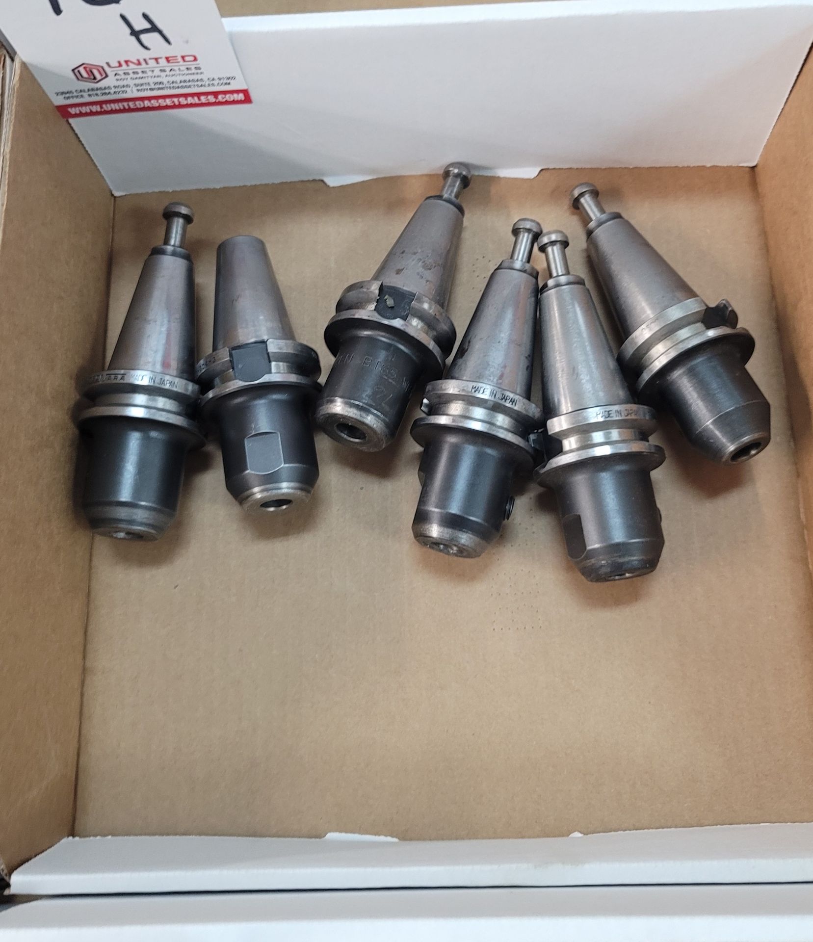 LOT - (6) BT-35 TOOL HOLDERS, 1/2" SOLID, **IMMEX REGISTERED EQUIPMENT (NEEDS TO RETURN TO THE US)