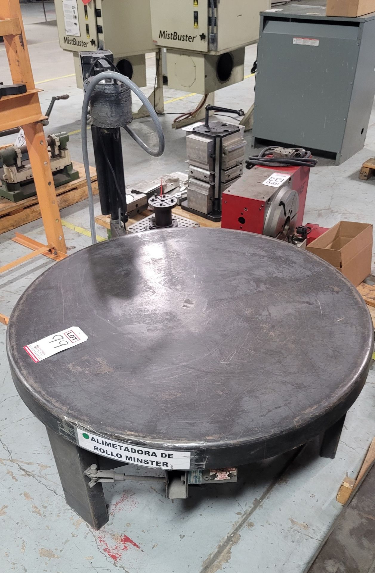 PIA INDUSTRIES UNCOILER, MODEL SRA600D, 48" TABLE, S/N 2248-003744002, **IMMEX REGISTERED - Image 2 of 2