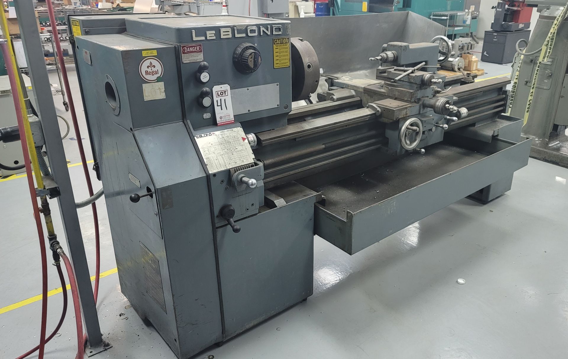 LEBLOND ENGINE LATHE, S/N 10E-259 X0-355, **IMMEX REGISTERED EQUIPMENT (NEEDS TO RETURN TO THE US)