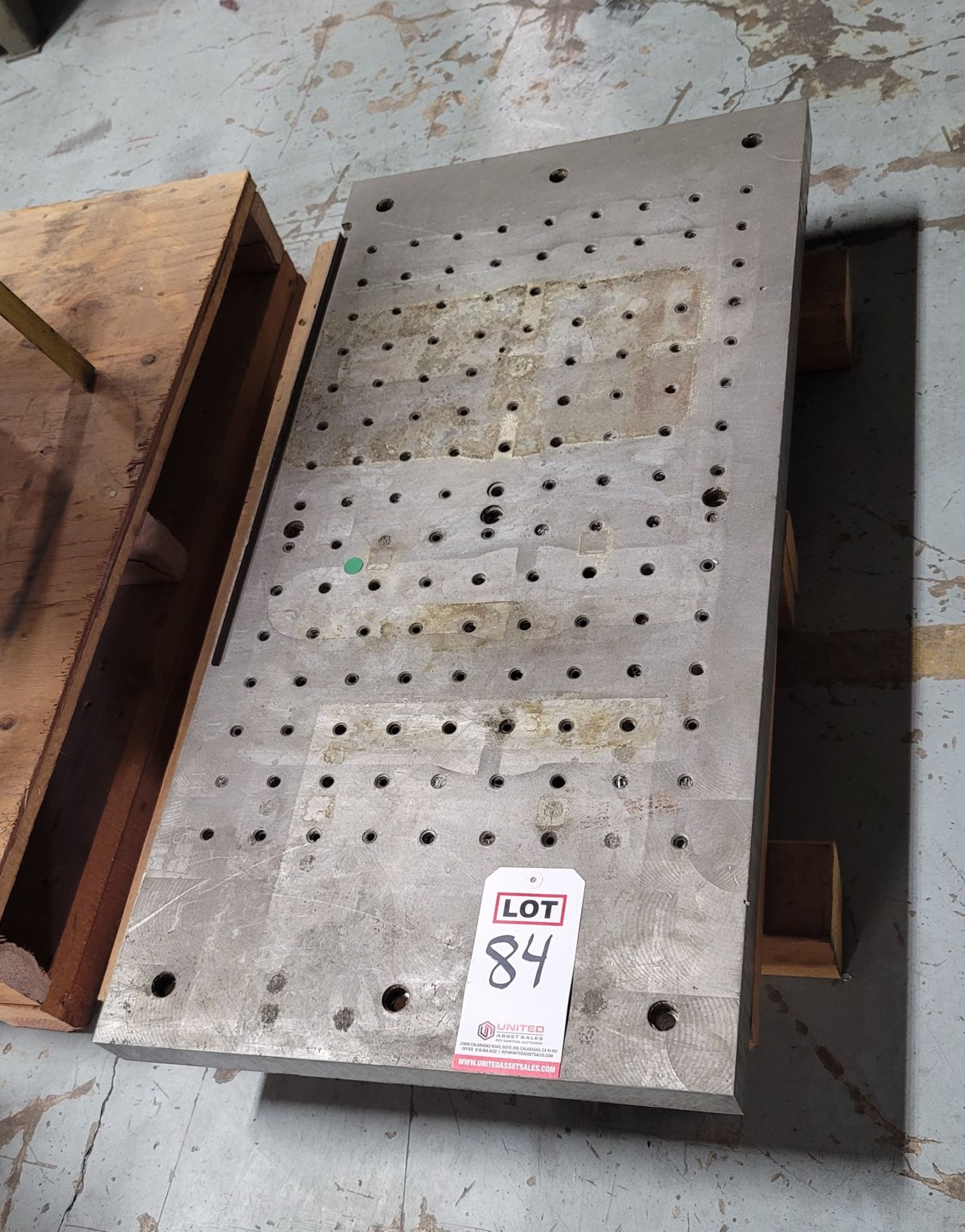 ALUMINUM FIXTURE, 42" X 20" X 2" THICK, **IMMEX REGISTERED EQUIPMENT (NEEDS TO RETURN TO THE US)