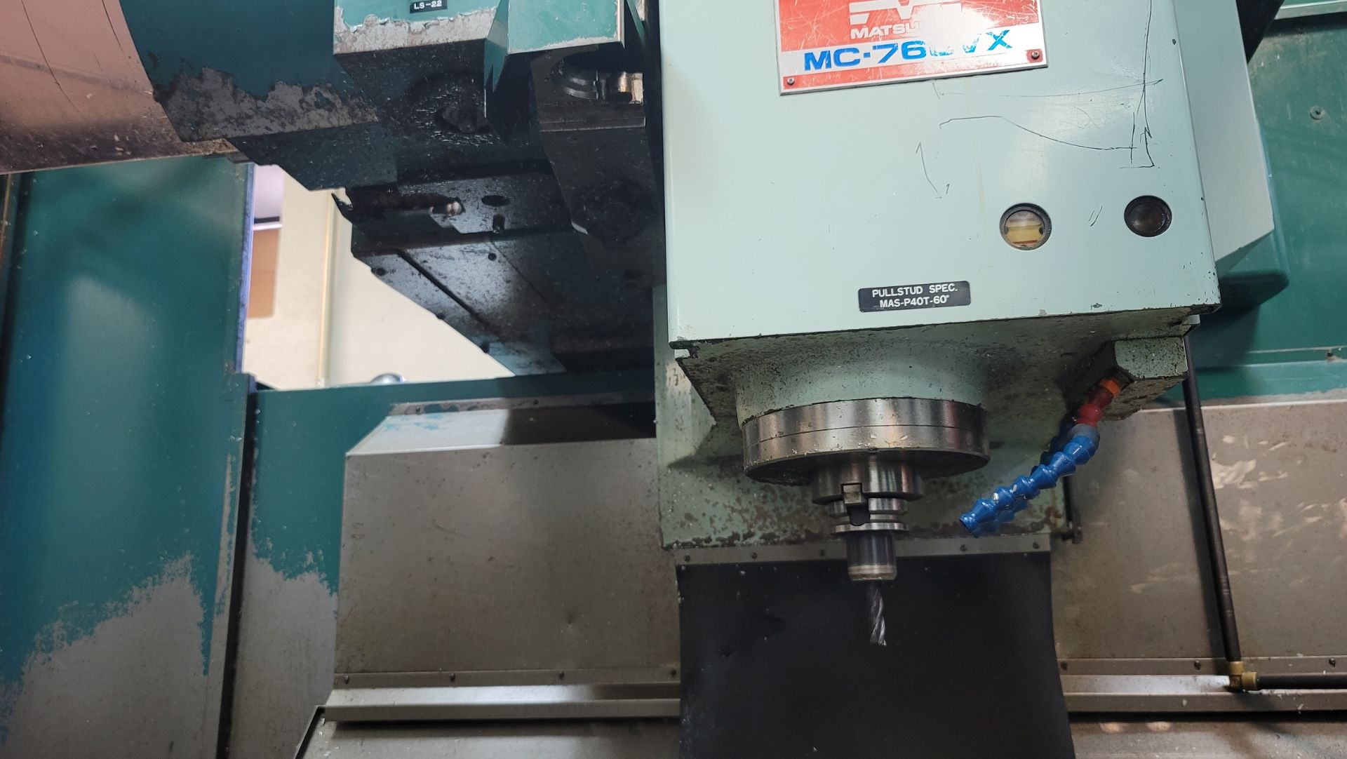 1988 MATSUURA MC-760-VX VERTICAL MACHINING CENTER, TRAVELS: 29" X 17" X 19", YASNAC MX3 CONTROL, - Image 8 of 9