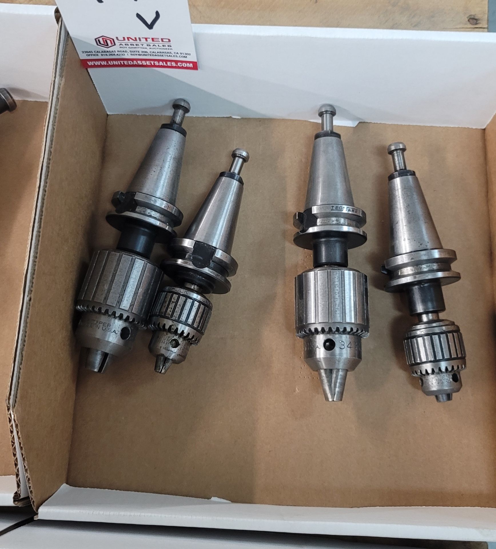 LOT - (4) BT-35 DRILL CHUCKS, **IMMEX REGISTERED EQUIPMENT (NEEDS TO RETURN TO THE US) SELLER WILL