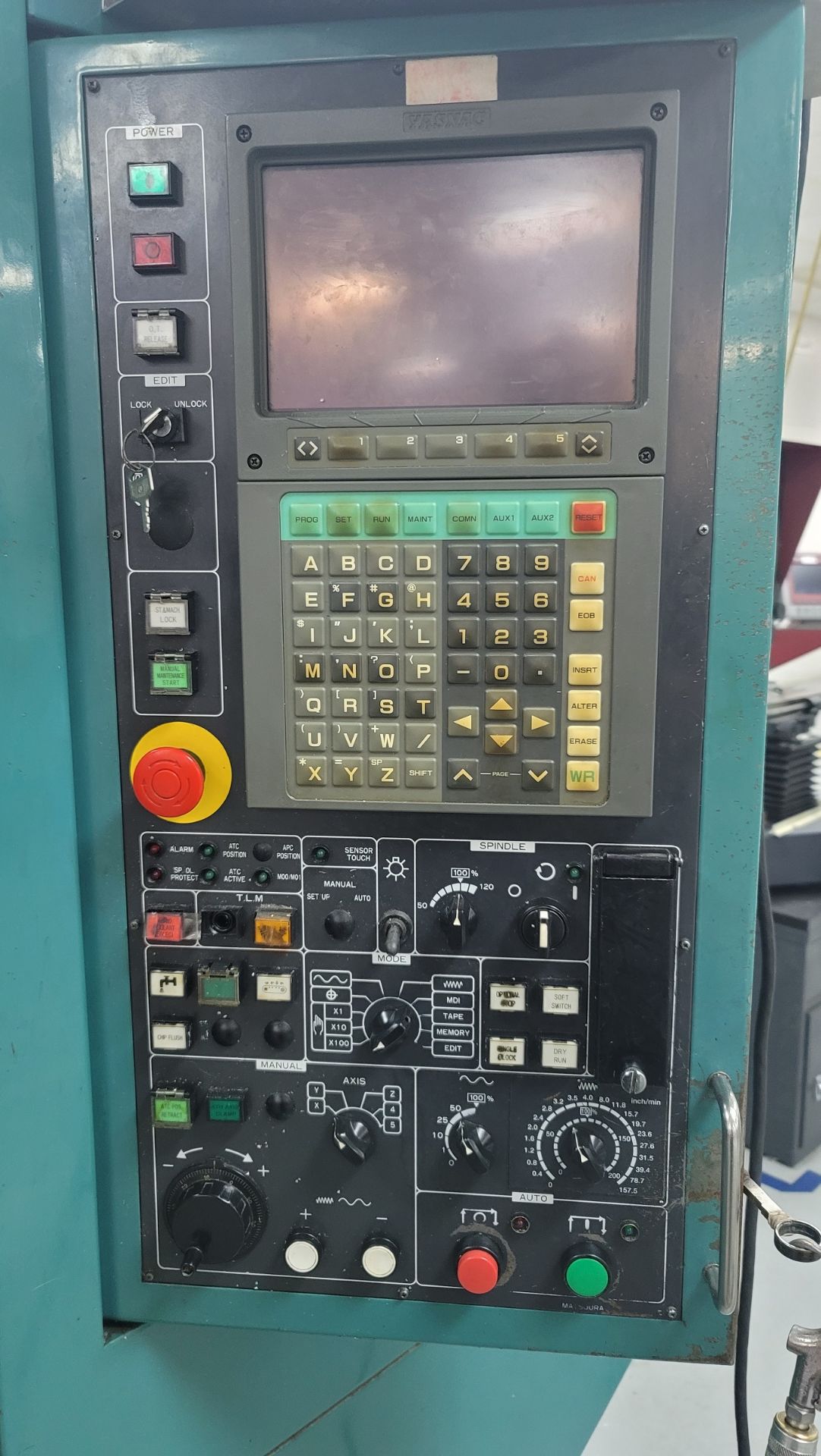 1998 MATSUURA MC-800VG VERTICAL MACHINING CENTER, TRAVELS: 32" X 20" X 20", YASNAC CONTROL, CHIP - Image 7 of 12