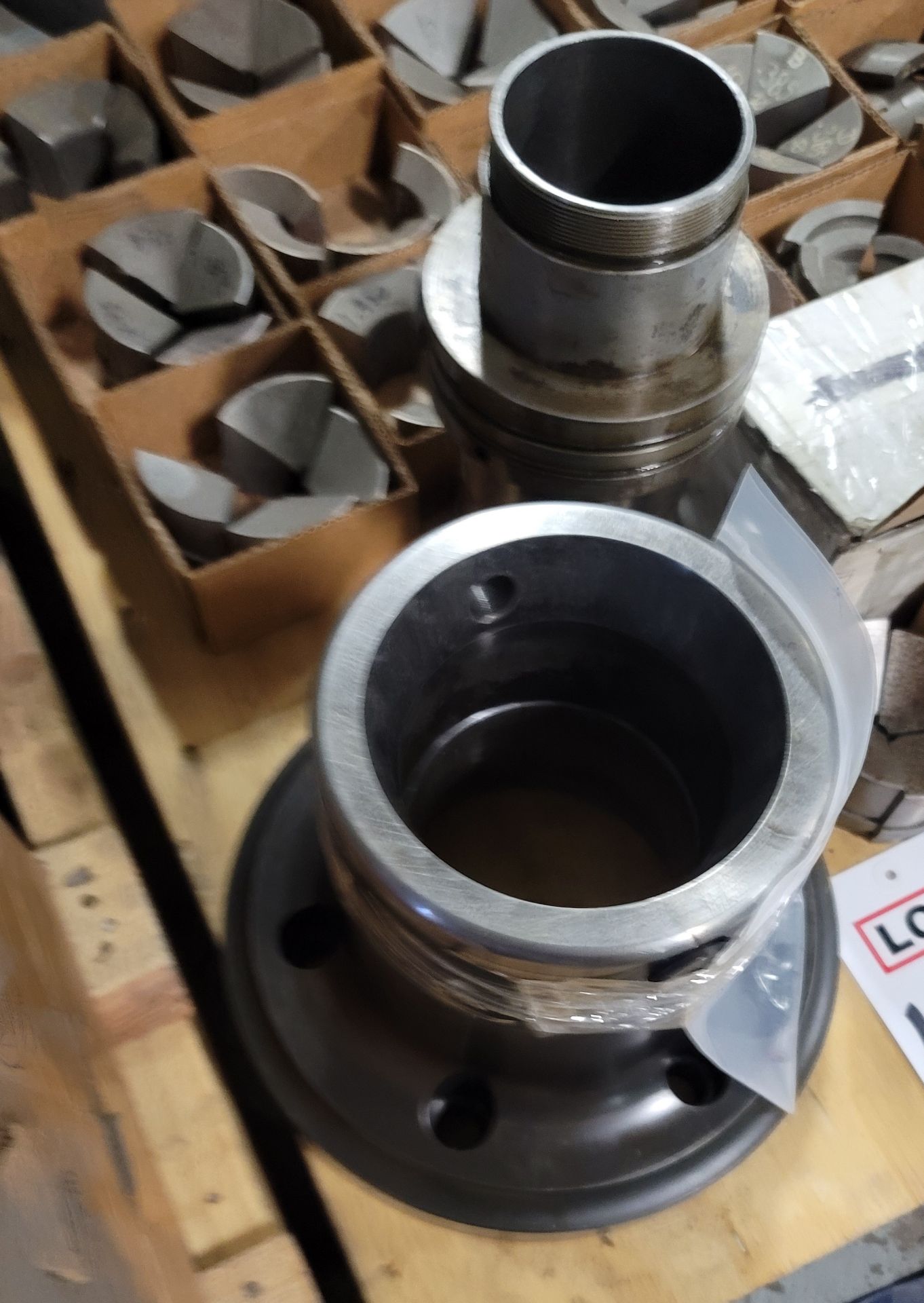 LOT - ATS COLLET NOSE W/ HOLDER AND (15) SETS OF 3" COLLETS, **IMMEX REGISTERED EQUIPMENT (NEEDS - Image 2 of 2