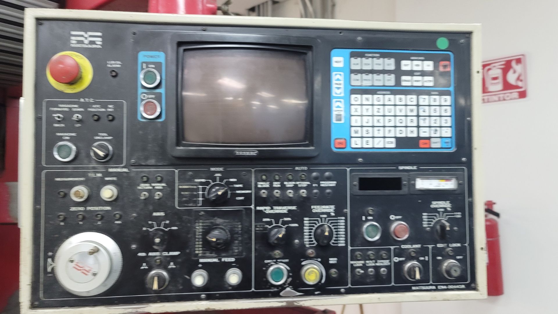 1986 MATSUURA MC-500V2 VERTICAL MACHINING CENTER, YASNAC CONTROL, S/N 86025249 (PARTS ONLY), **IMMEX - Image 4 of 8