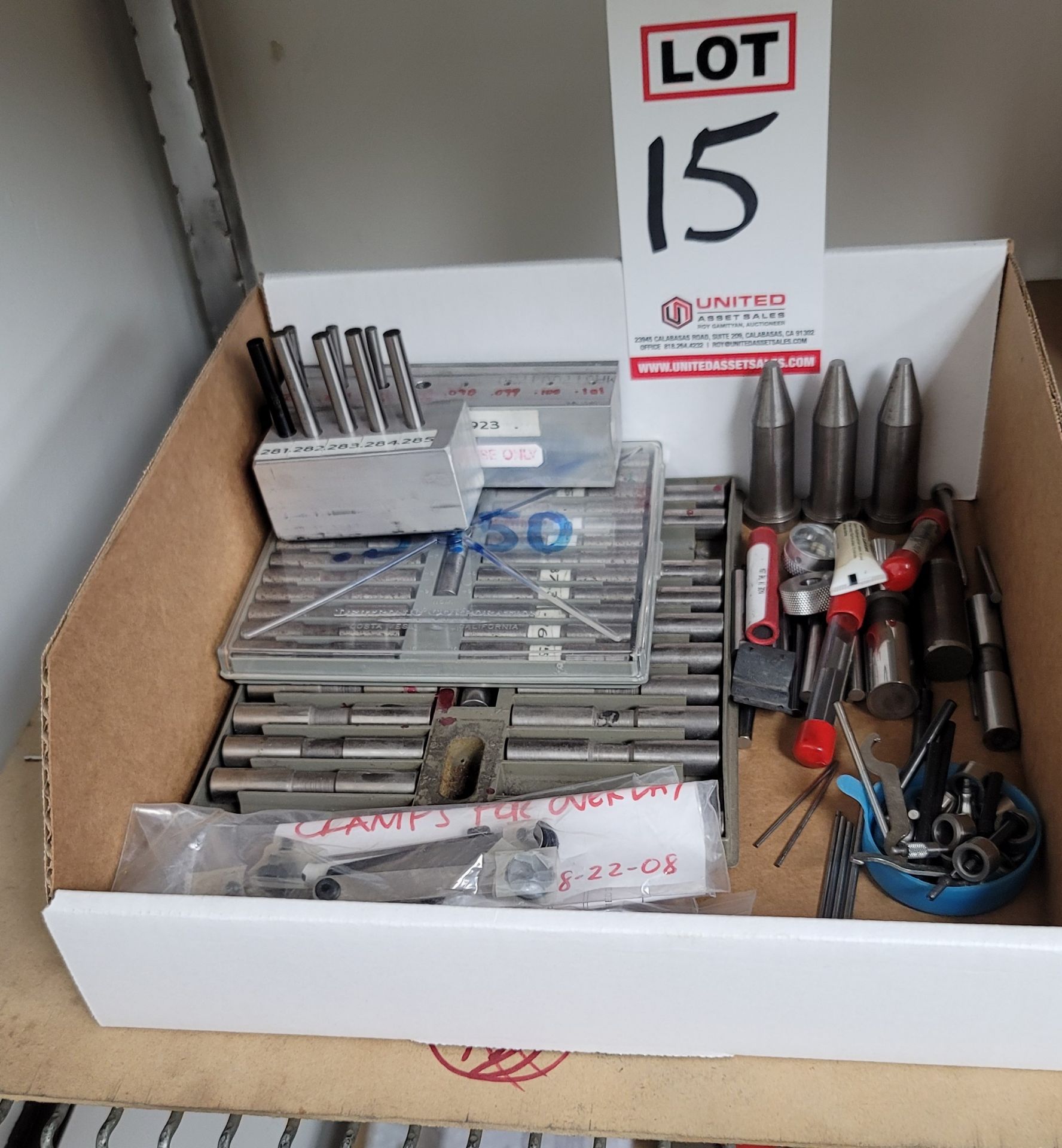 LOT - GO/NO GO PINS, INSPECTION RELATED ITEMS, **IMMEX REGISTERED EQUIPMENT (NEEDS TO RETURN TO
