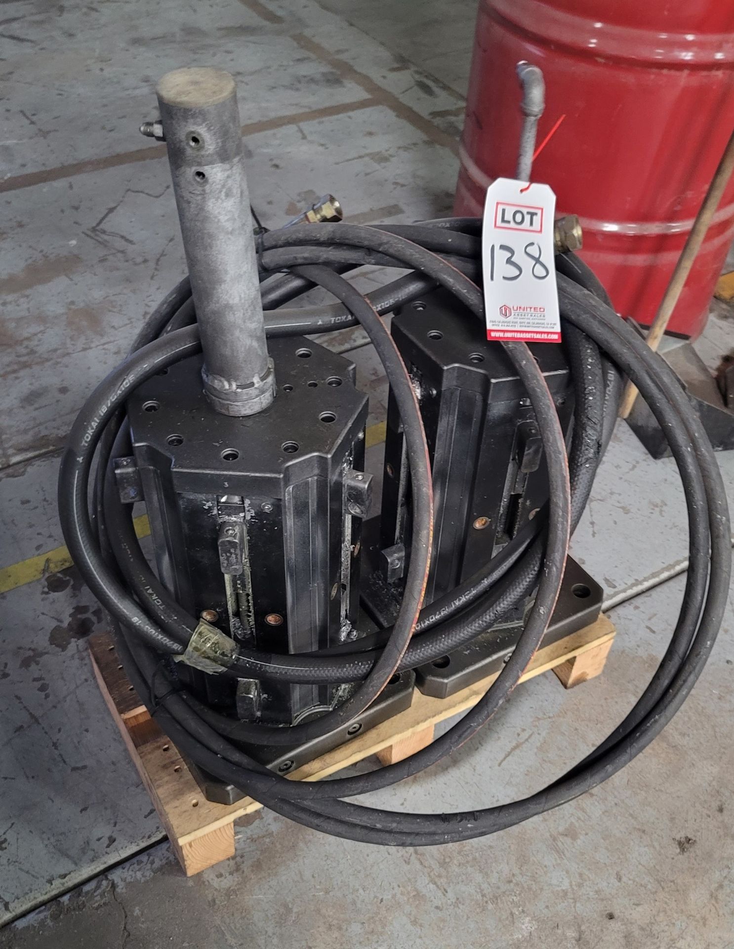 LOT - (2) MULTI-STATION HYDRAULIC CLAMPING TOMBSTONE FIXTURES, **IMMEX REGISTERED EQUIPMENT (NEEDS