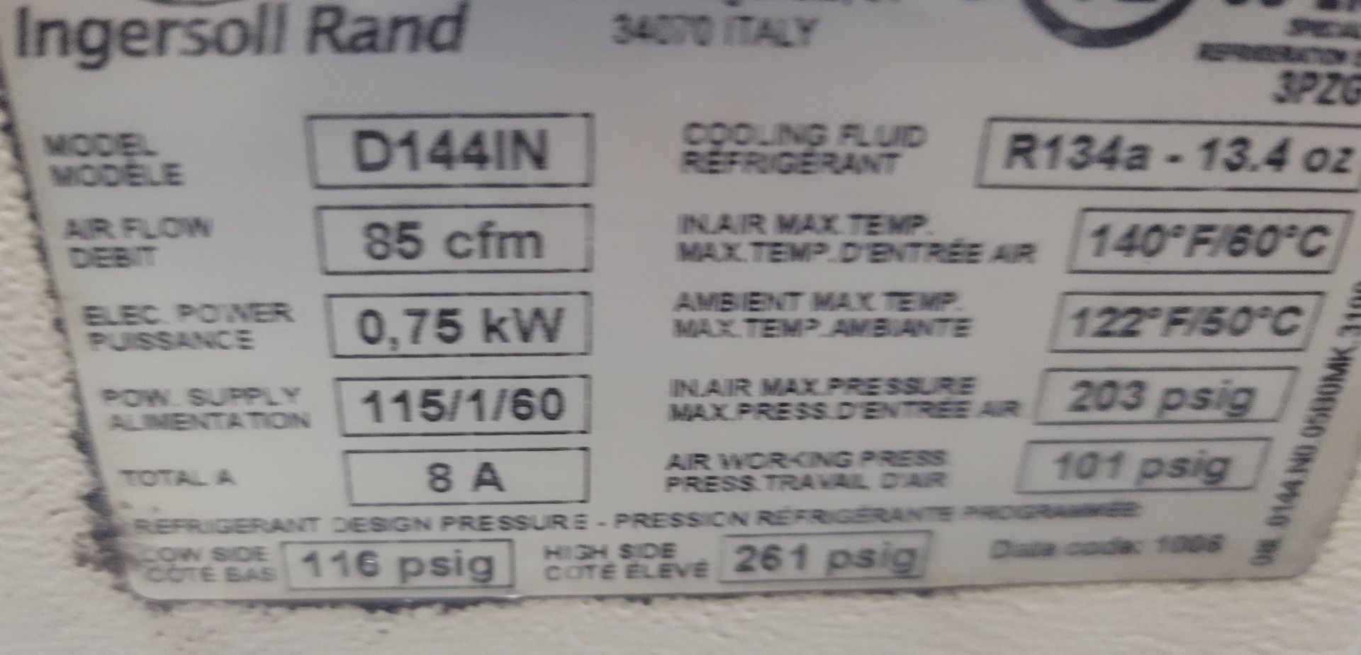 INGERSOLL RAND AIR DRYER, MODEL D144IN, **IMMEX REGISTERED EQUIPMENT (NEEDS TO RETURN TO THE US) - Image 3 of 3