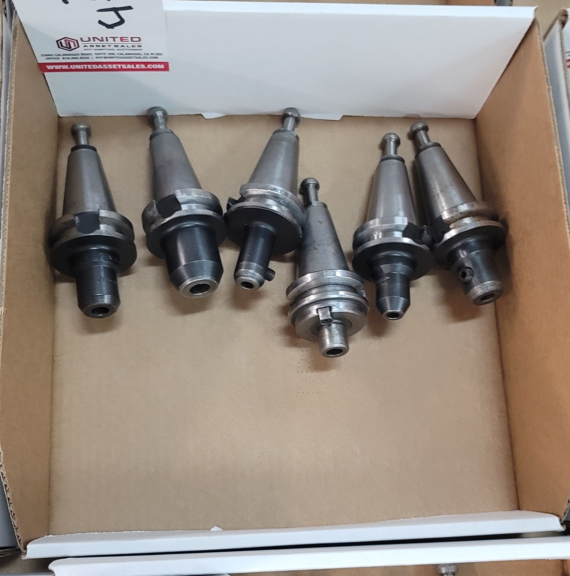 LOT - (6) BT-35 TOOL HOLDERS, 3/8" SOLID, **IMMEX REGISTERED EQUIPMENT (NEEDS TO RETURN TO THE US)