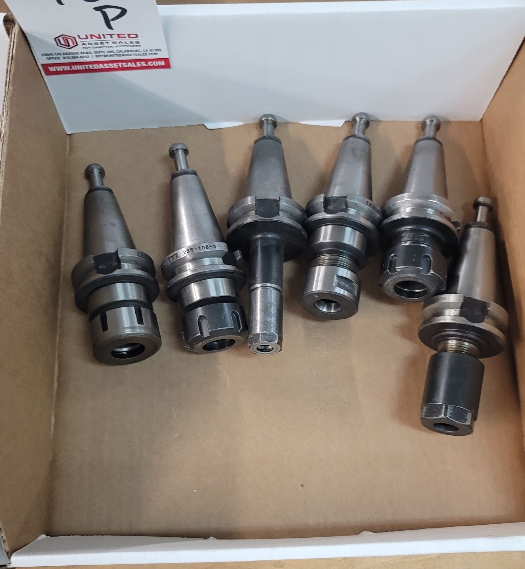 LOT - (6) BT-35 TOOL HOLDERS, **IMMEX REGISTERED EQUIPMENT (NEEDS TO RETURN TO THE US) SELLER WILL