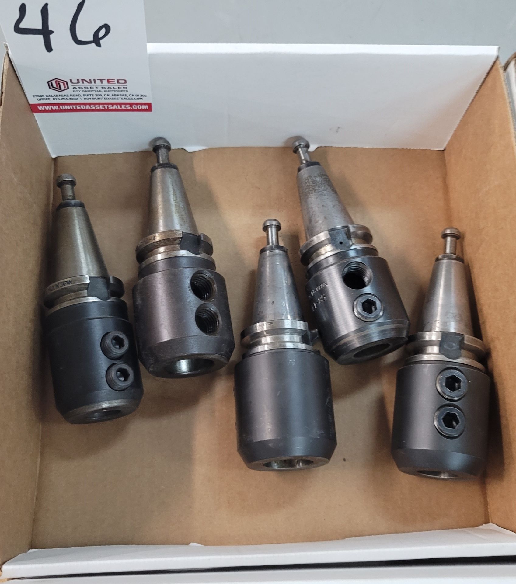LOT - (5) BT-35 TOOL HOLDERS, 1" SOLID, **IMMEX REGISTERED EQUIPMENT (NEEDS TO RETURN TO THE US)