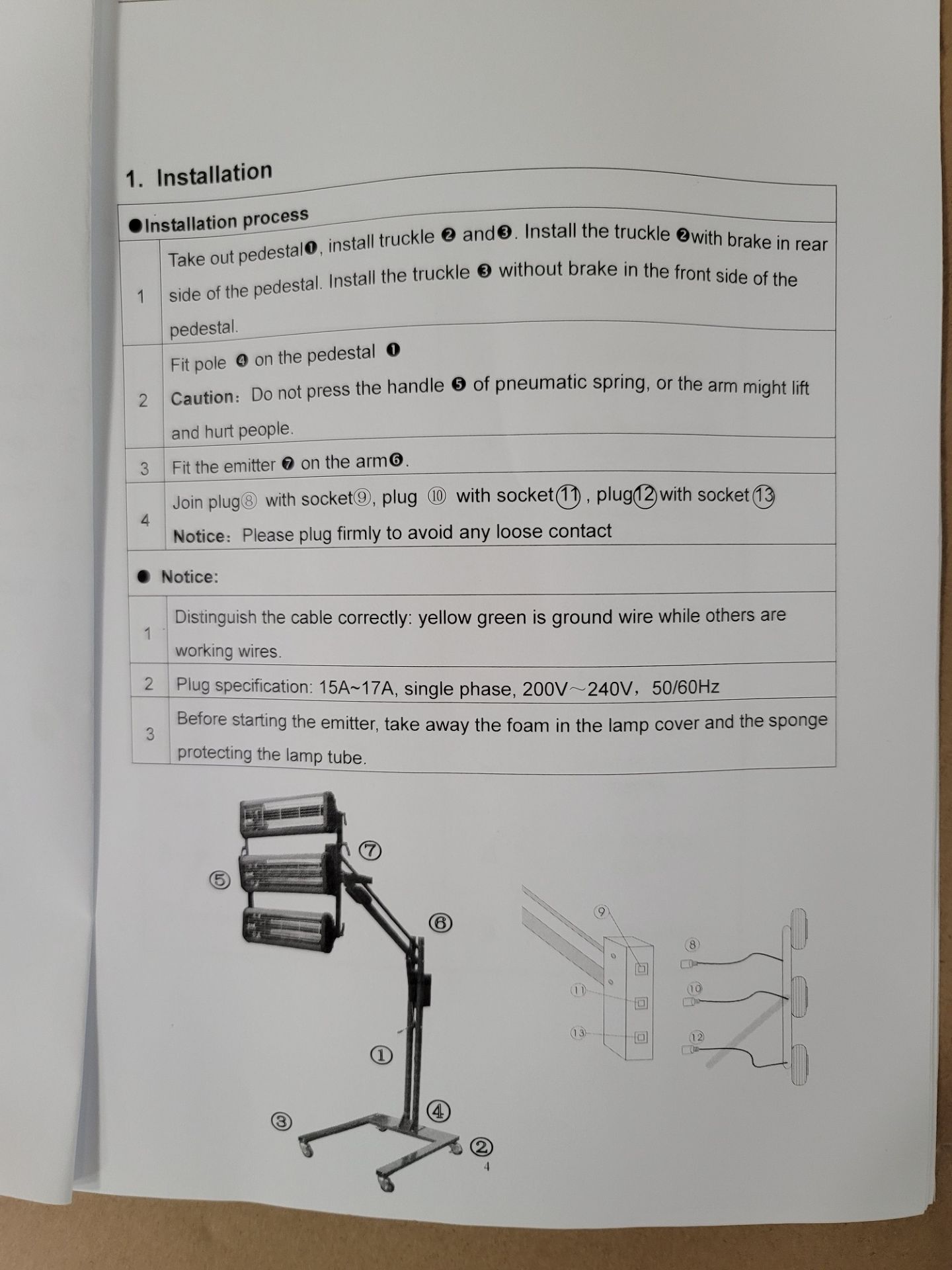 2020 SHORT WAVE INFRARED CAR PAINT CURING HEATER, EAE AUTOMOTIVE EQUIPMENT CO. LTD. MODEL EE-IP333 - Image 3 of 7