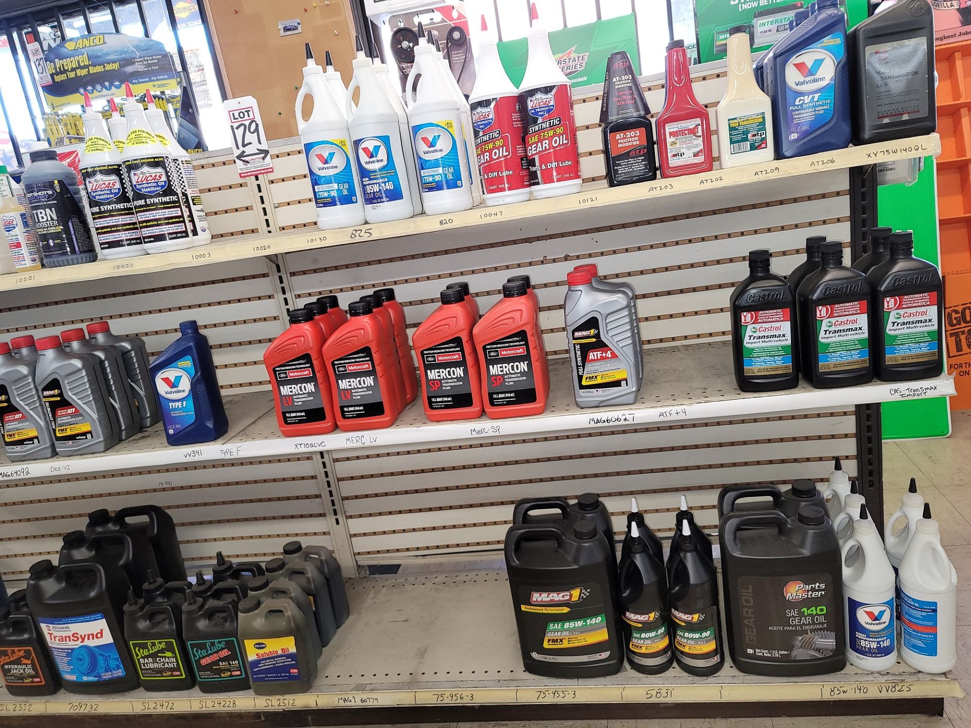 LOT - ATF, GEAR OIL, ADDITIVES, ETC. - Image 2 of 3