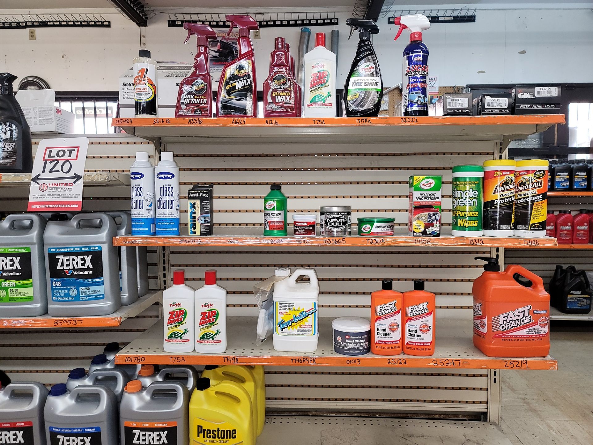 LOT - ASSORTED ANTIFREEZE, RADIATOR FLUSH, DETAILING WAXES AND CLEANERS - Image 3 of 3