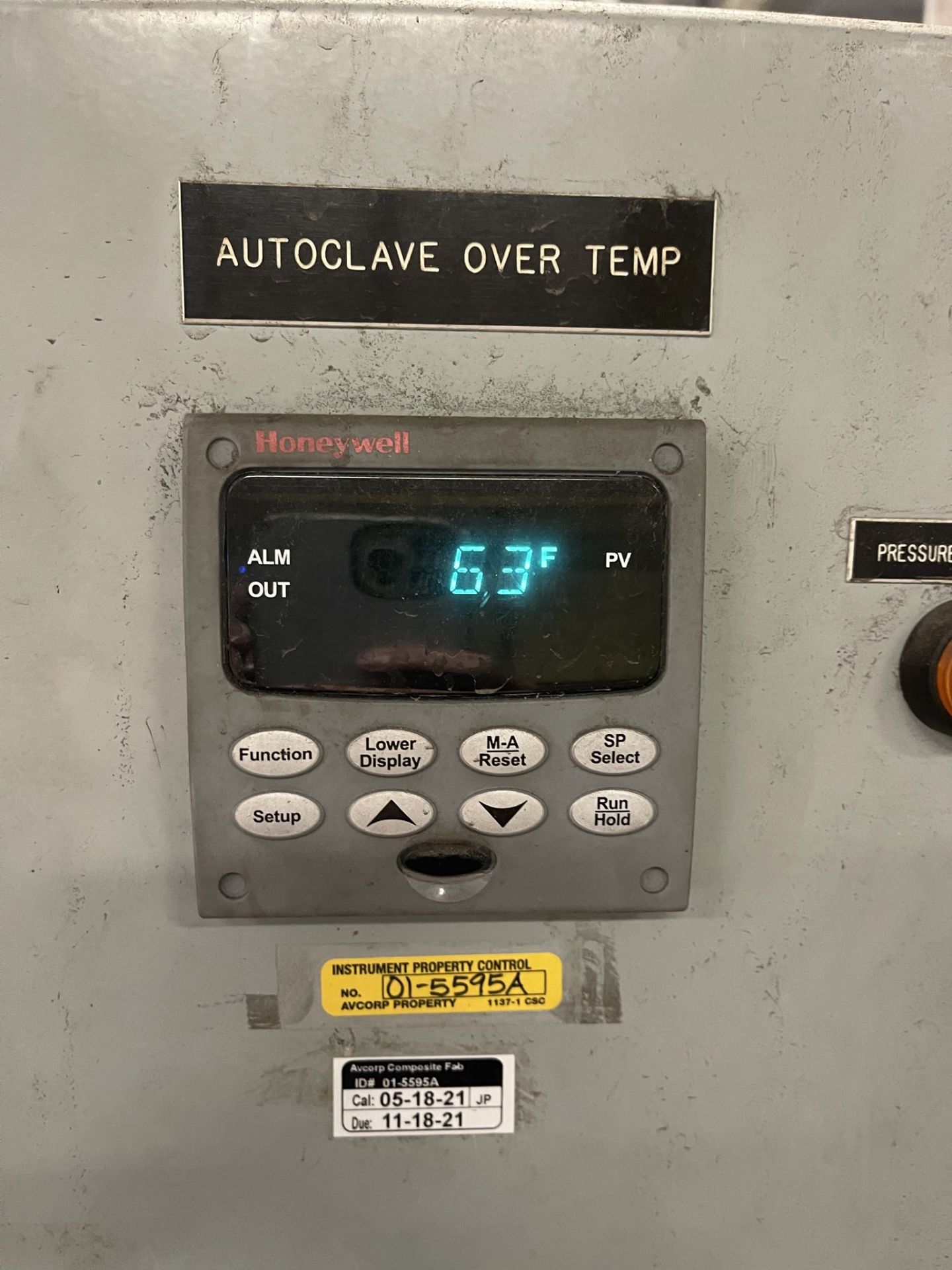 BARON BLAKESLEE AUTOCLAVE, MODEL BAC 710, 365 MAX OPERATING TEMP, S/N 17168, #10 - Image 8 of 18