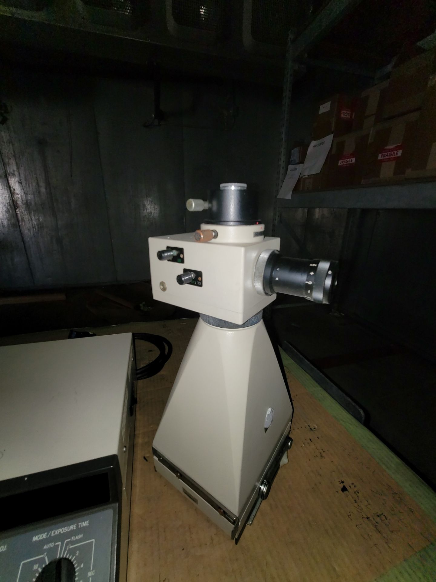 LOT - (1) OLYMPUS BH-2 SERIES RESEARCH MICROSCOPE, (1) OLYMPUS AD SYSTEM EXPOSURE CONTROL UNIT, ETC. - Image 3 of 3