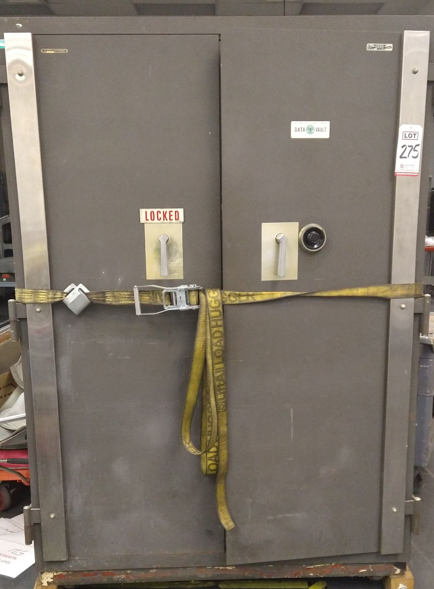 DATA VAULT SAFE, 56" X 32" X 78" HT (OUTSIDE DIMENSIONS) (LOCATION: BUILDING 2)