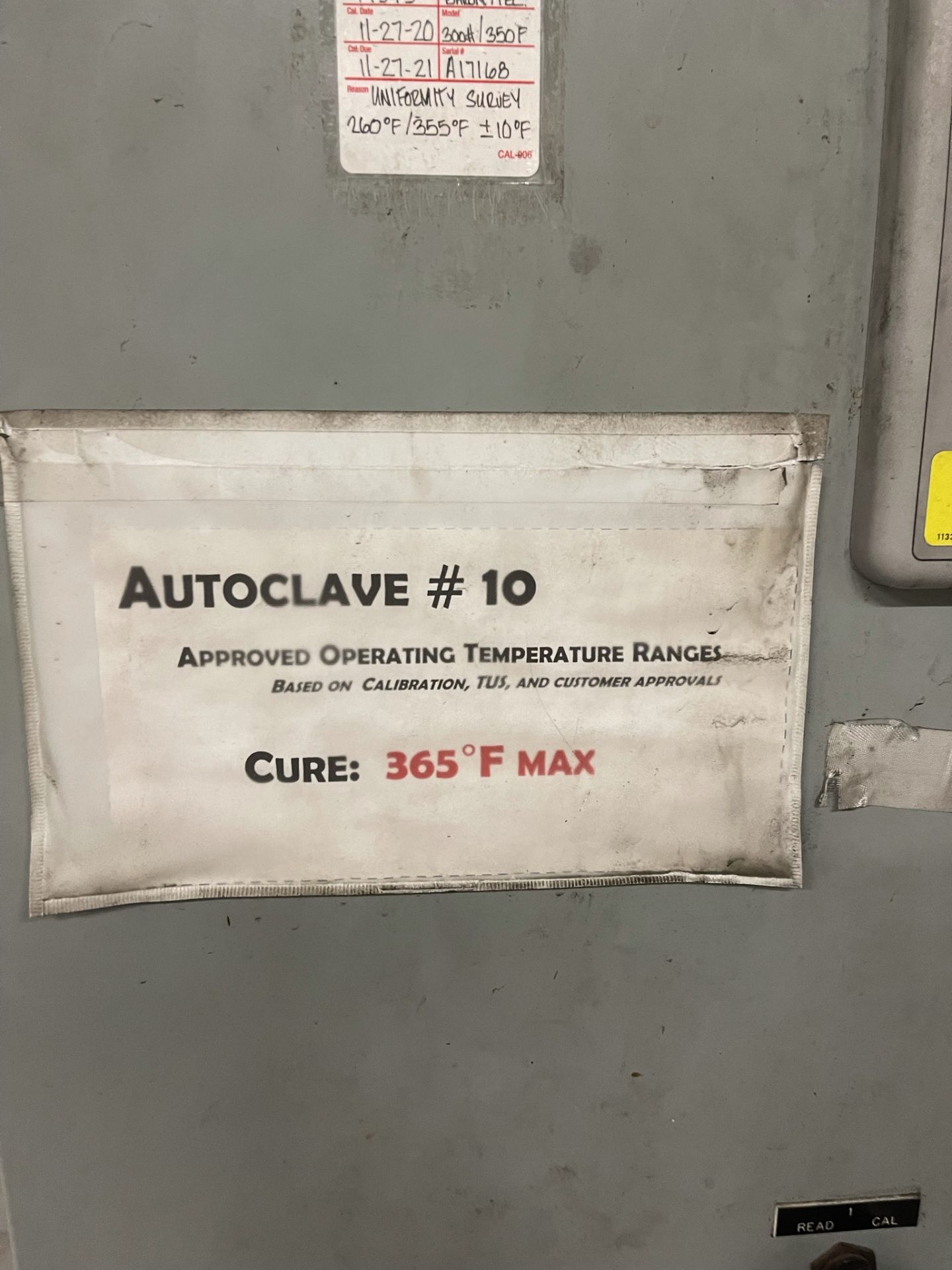 BARON BLAKESLEE AUTOCLAVE, MODEL BAC 710, 365 MAX OPERATING TEMP, S/N 17168, #10 - Image 16 of 18