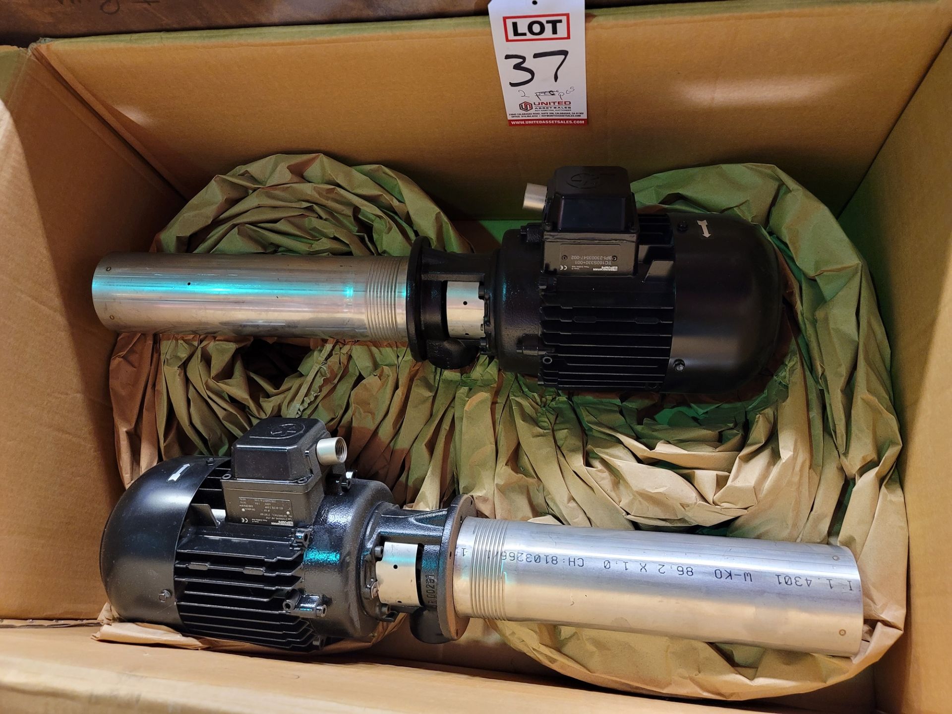 LOT - (2) BRINKMAN PUMPS, SEE PHOTOS FOR SPECS (LOCATION: MAINTENANCE WH)