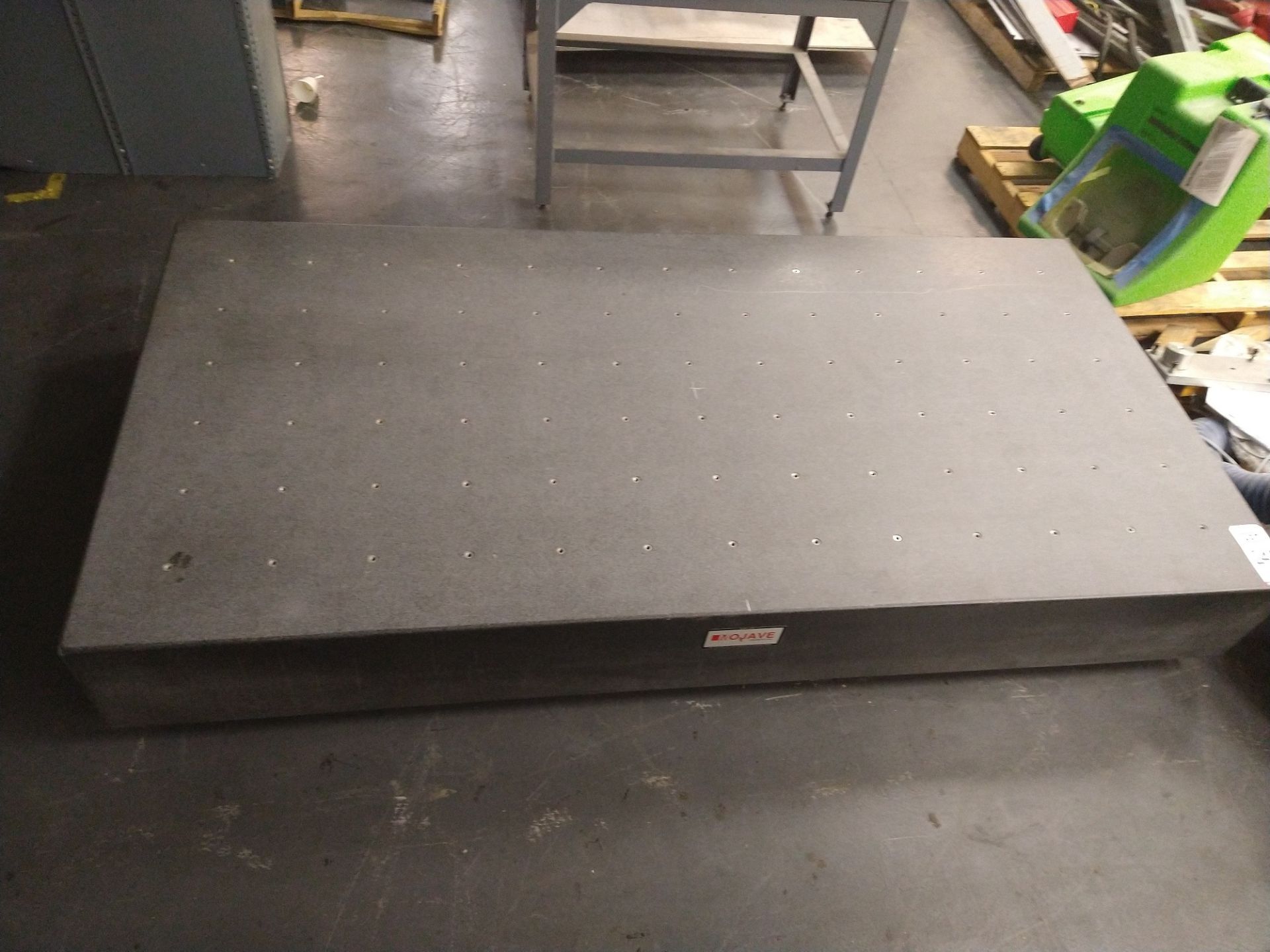 GRANITE SURFACE PLATE, 4' X 8' X 1' (LOCATION: BUILDING 2)