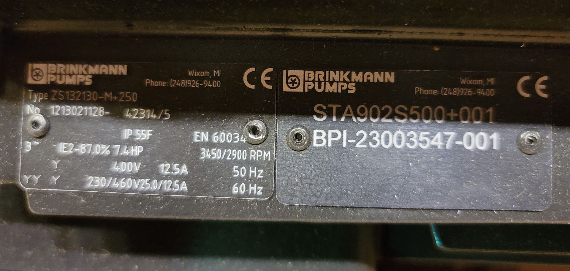 BRINKMAN PUMP, SEE PHOTOS FOR SPECS (LOCATION: MAINTENANCE WH) - Image 2 of 2