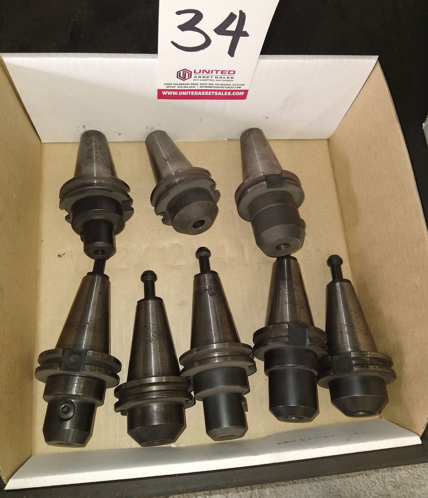 LOT - (8) CAT 40 TOOL HOLDERS