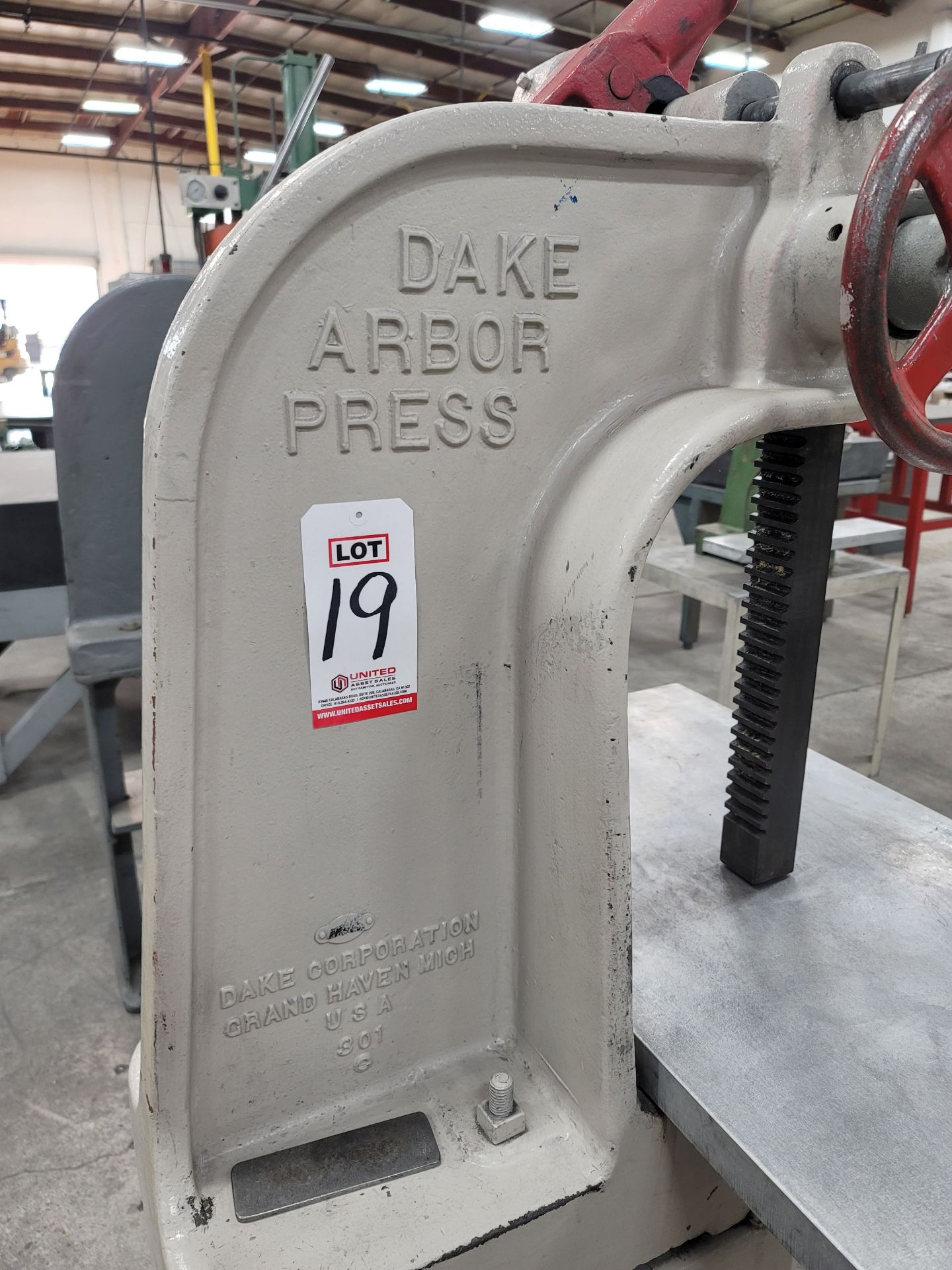 DAKE ARBOR PRESS, MODEL 301 - Image 2 of 3