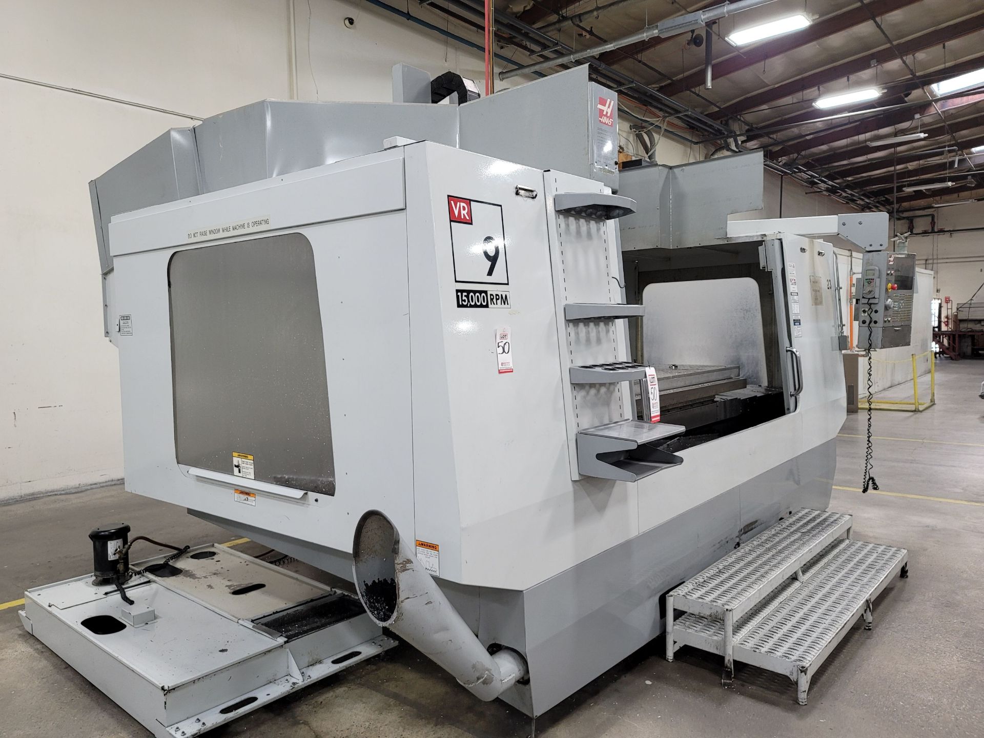 2006 HAAS VR-9 VERTICAL MACHINING CENTER, 5-AXIS ARTICULATING HEAD, XYZ TRAVELS: 84" X, 40" Y, 30" - Image 12 of 17