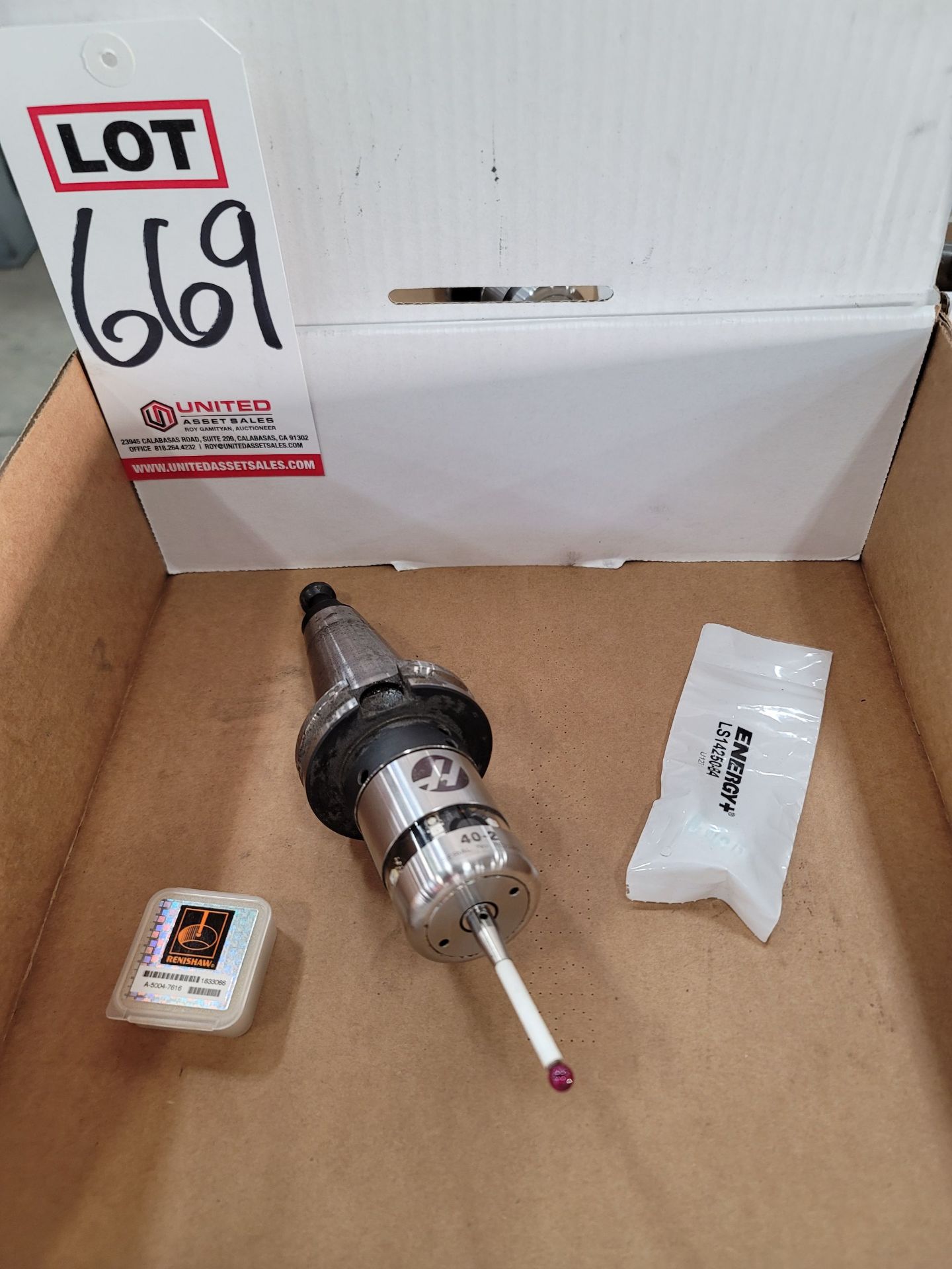 HAAS/RENISHAW OMP40-2 OPTICAL TRANSMISSION PROBE, W/ STYLUS