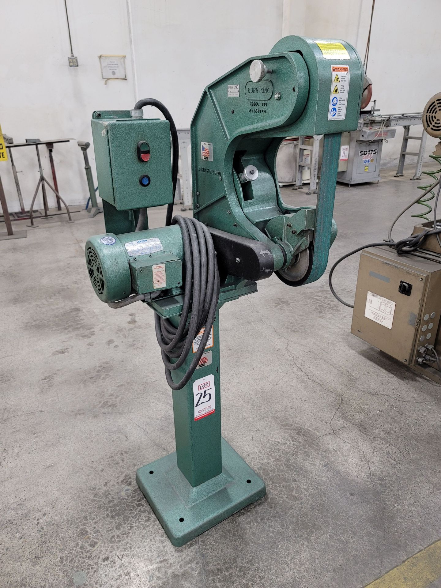 BURR-KING 2" BELT GRINDER, MODEL 760