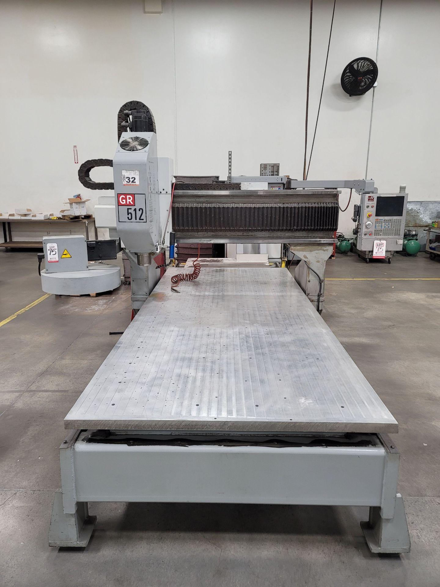 2009 HAAS GR-512 GANTRY ROUTER, 5' X 12' TABLE; TRAVELING GANTRY STYLE, 20.5" UNDER THE BRIDGE, - Image 2 of 12