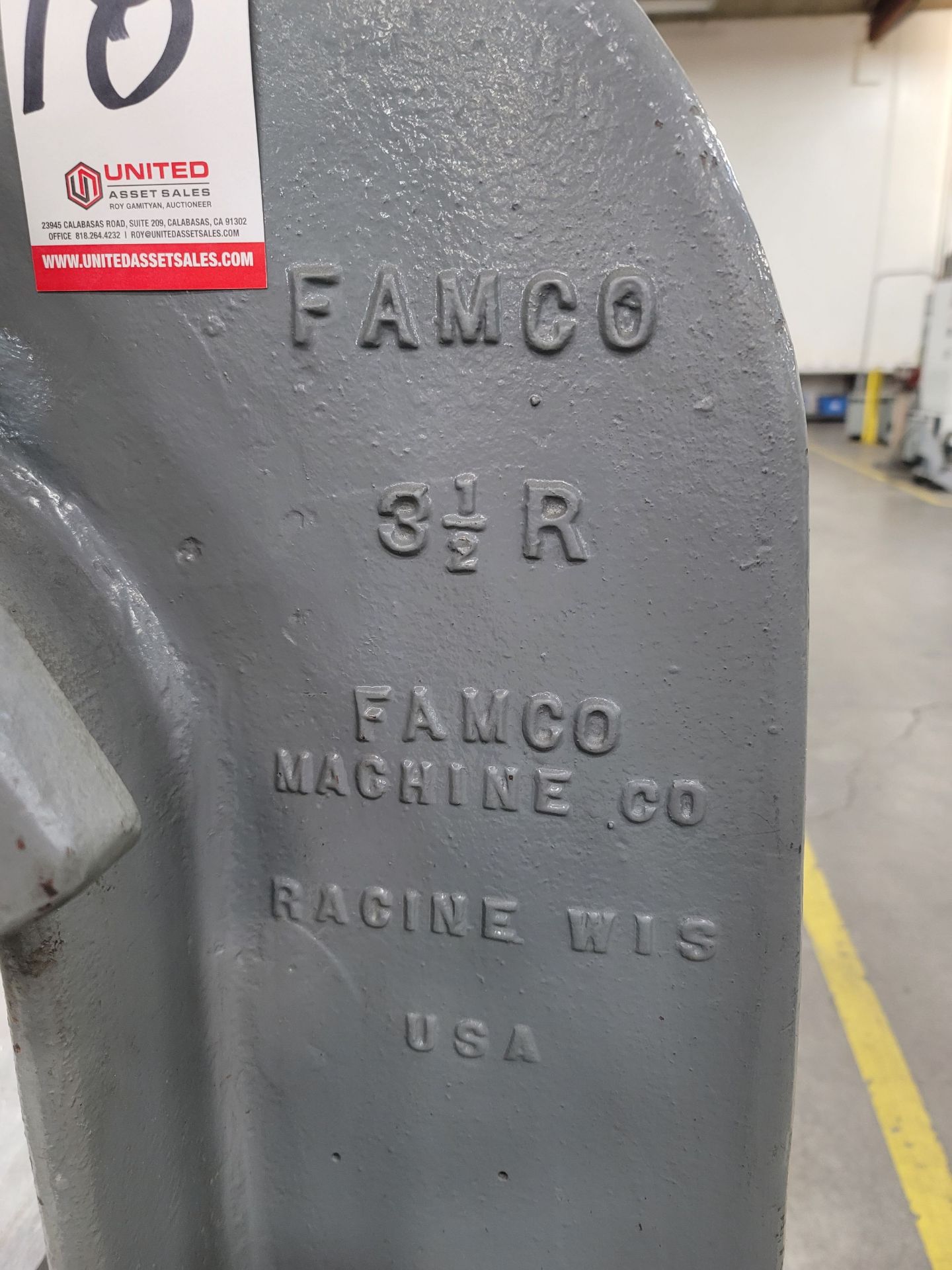 FAMCO ARBOR PRESS, MODEL 3 1/2R - Image 2 of 2