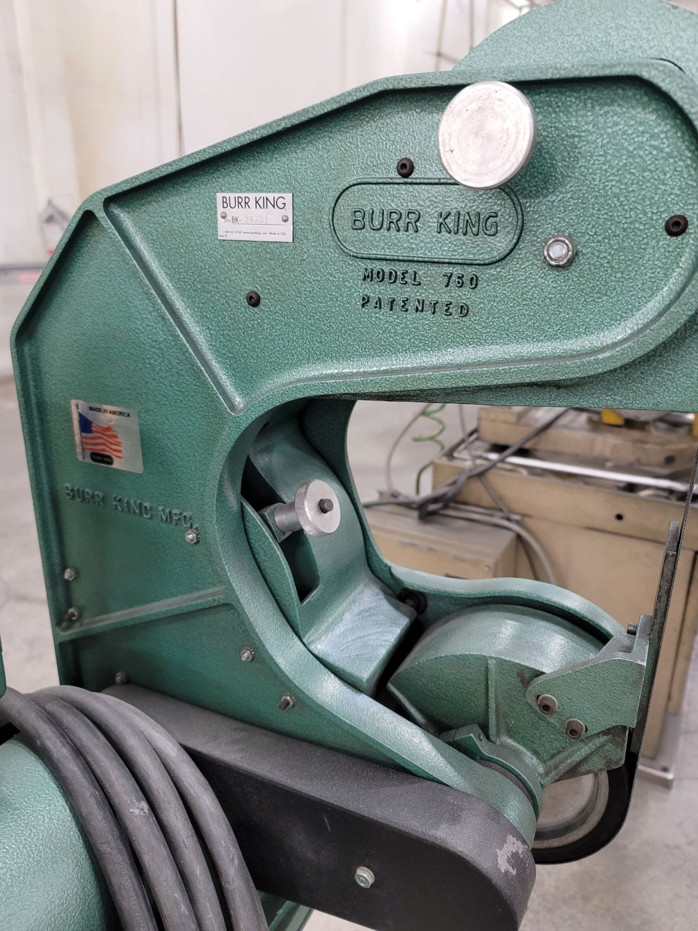 BURR-KING 2" BELT GRINDER, MODEL 760 - Image 2 of 2