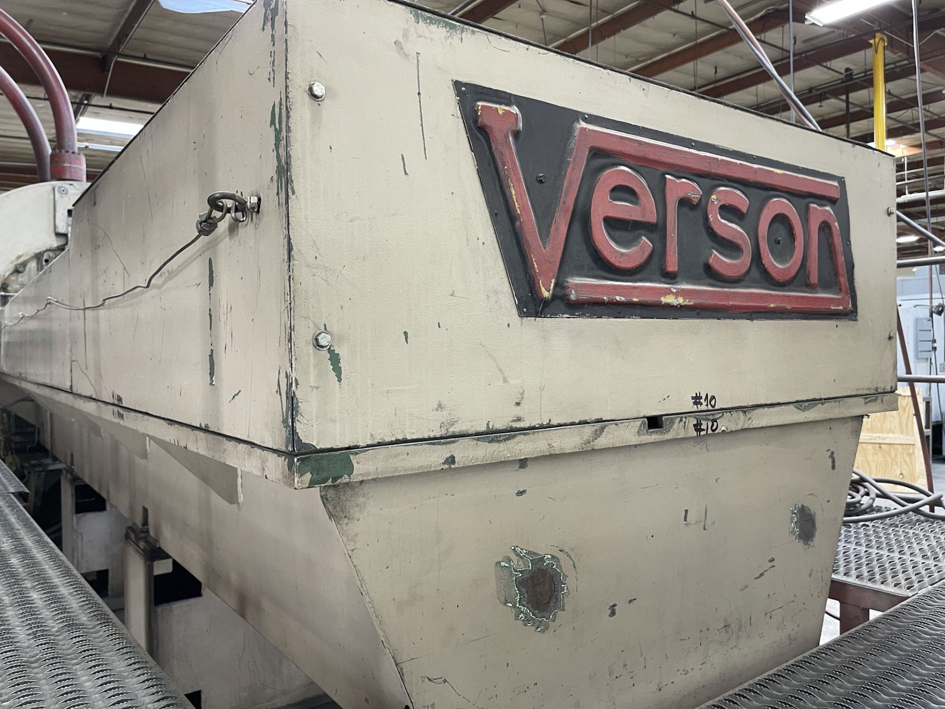 VERSON WHEELON FORMING PRESS, MODEL 29000R-50-116, FLEX-DIE RUBBER PAD, S/N 27296, FLUID FORMING - Image 7 of 20