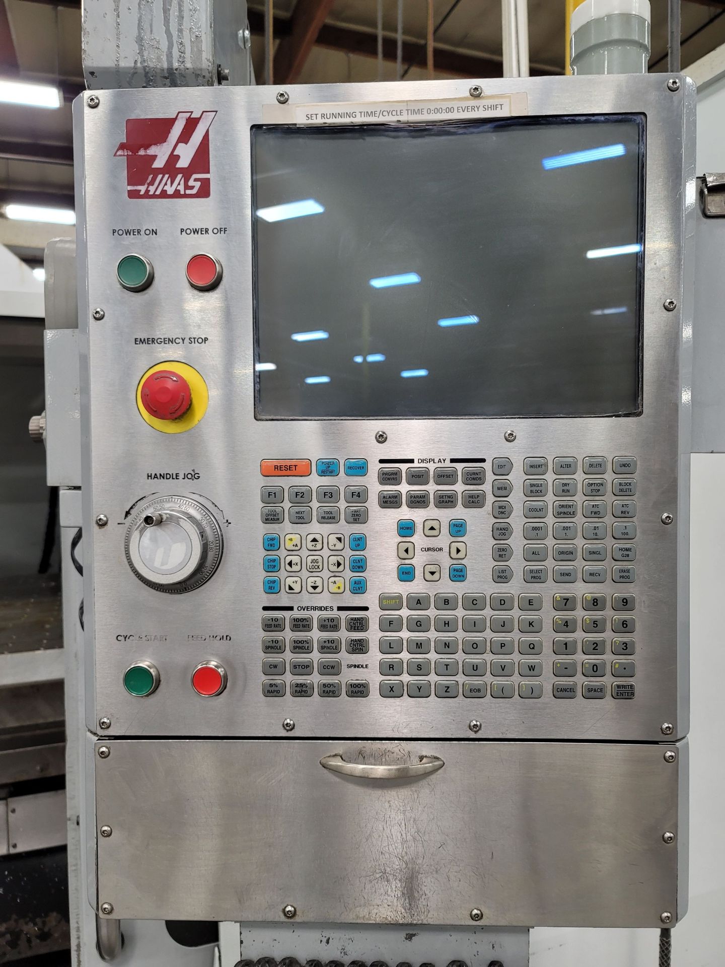 2007 HAAS VF-9/40 VERTICAL MACHINING CENTER, XYZ TRAVELS: 84" X 40" X 30", 84" X 36" TABLE, 10000 - Image 7 of 18