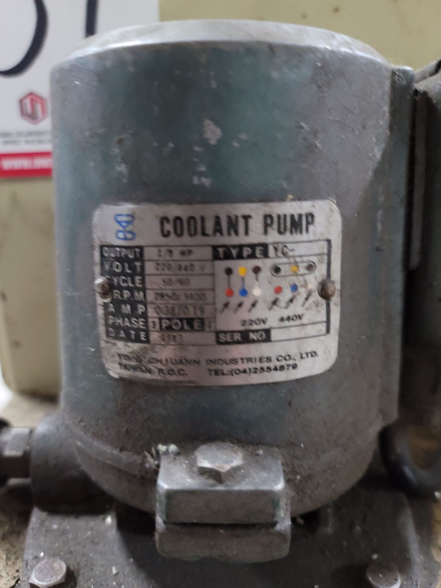 COOLANT PUMP, 1/8 HP - Image 5 of 5